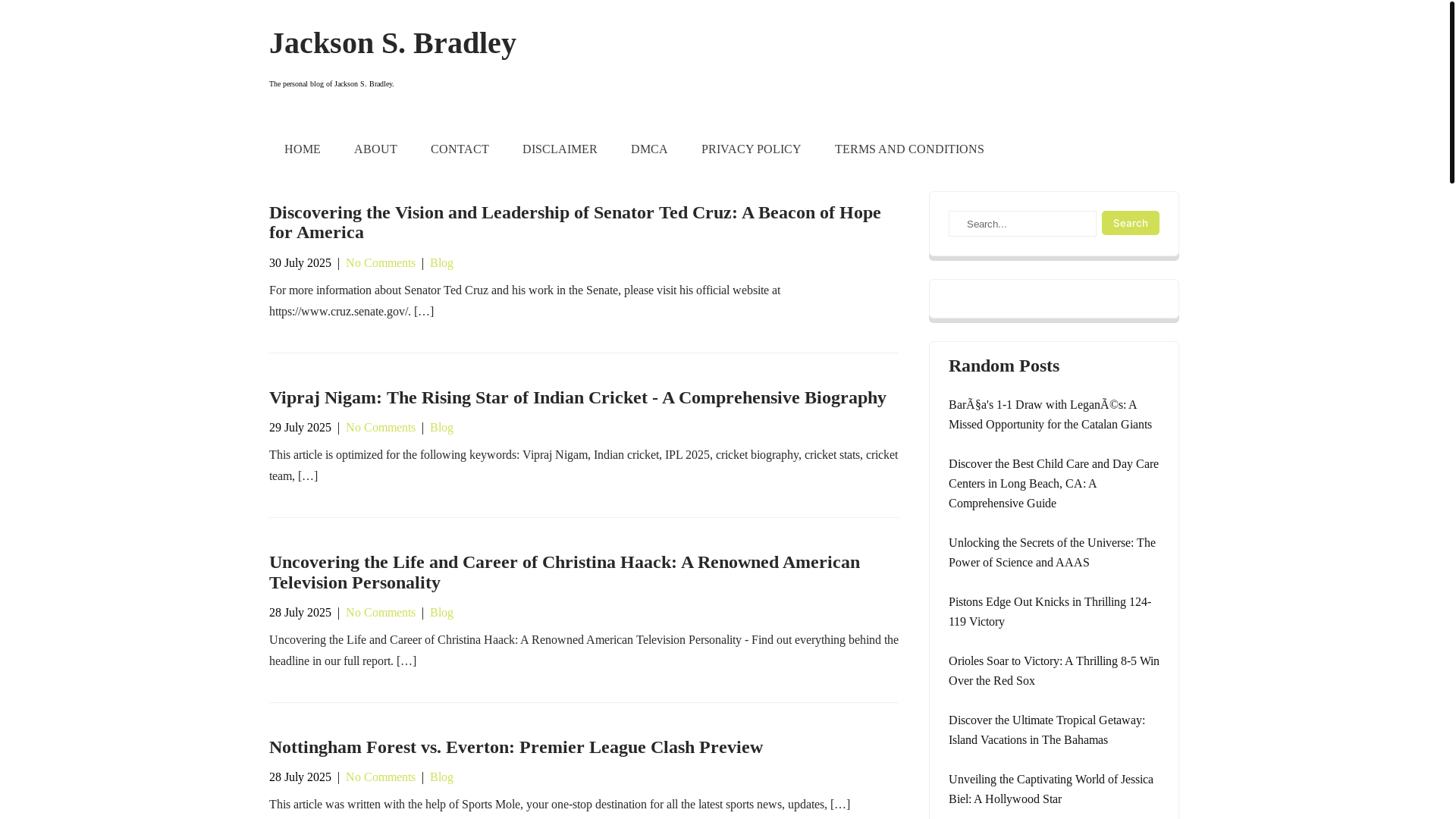 website screenshot of https://jacksonsbradley.pages.dev/