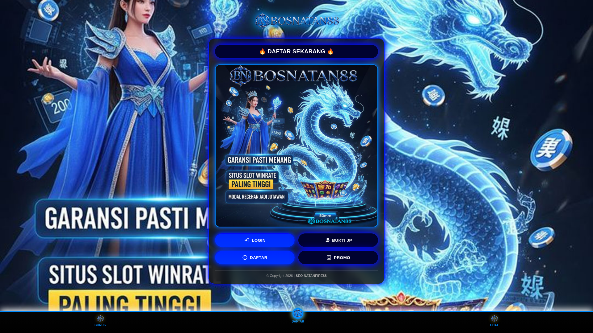 website screenshot of https://bosnatan88slot.pages.dev/