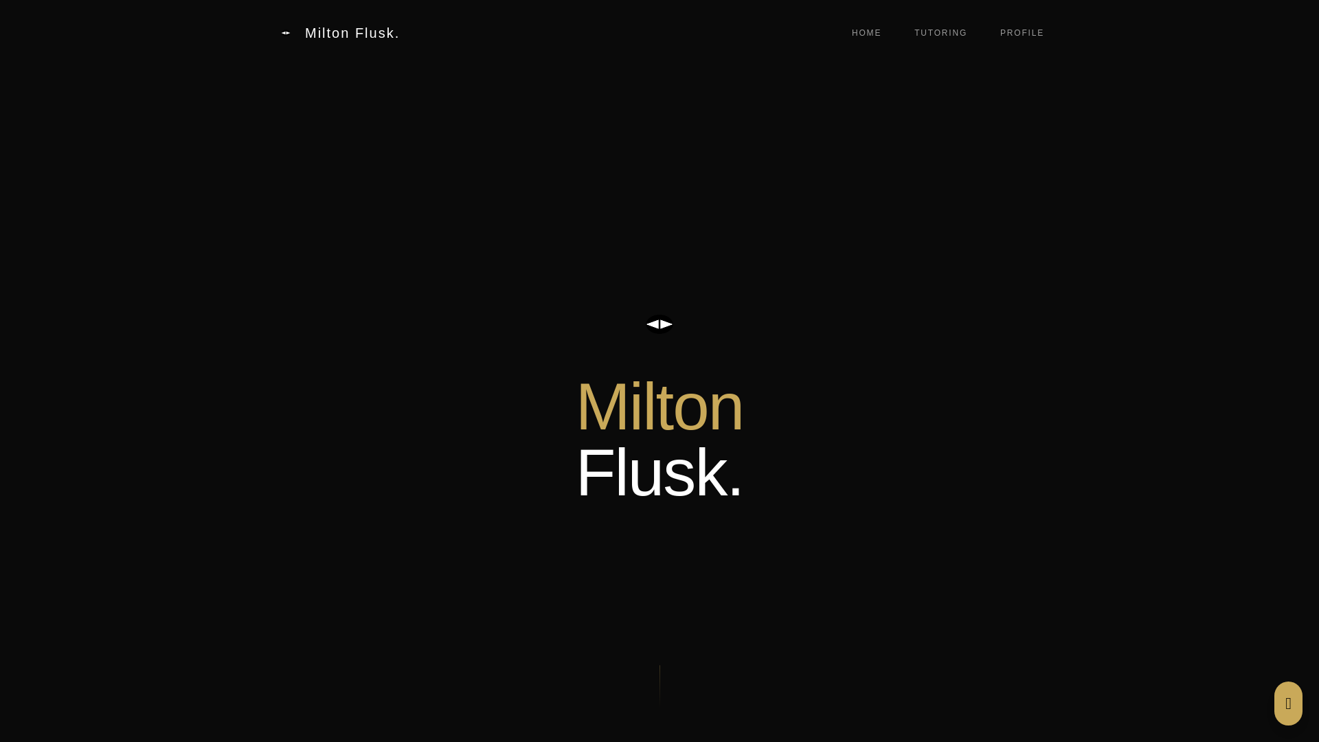website screenshot of https://miltonflusk.com/