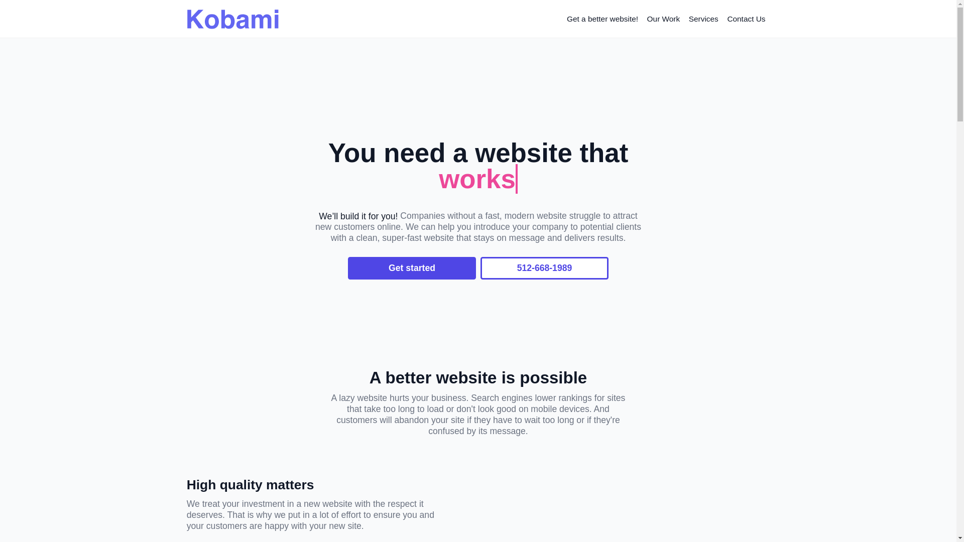 website screenshot of https://kobami-com.pages.dev/