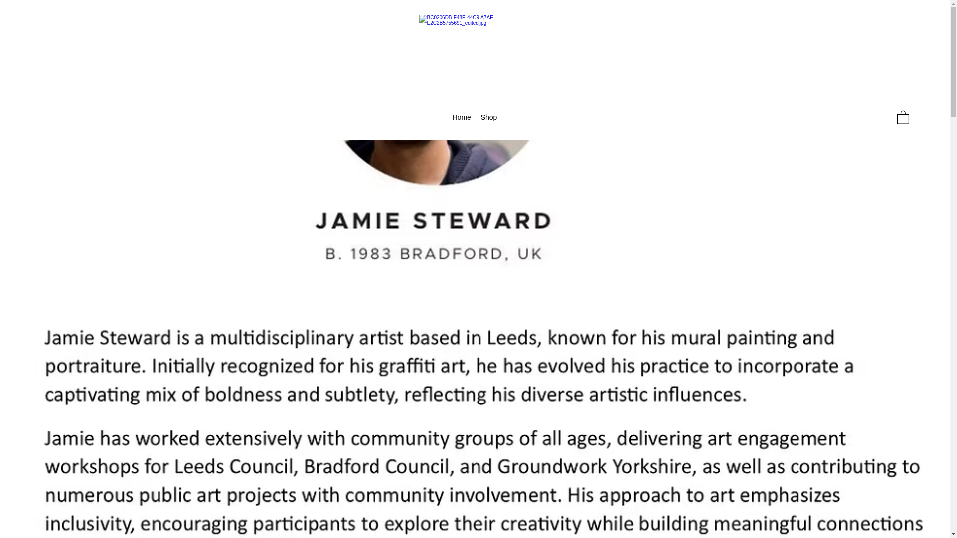 website screenshot of https://jamiesteward.com/