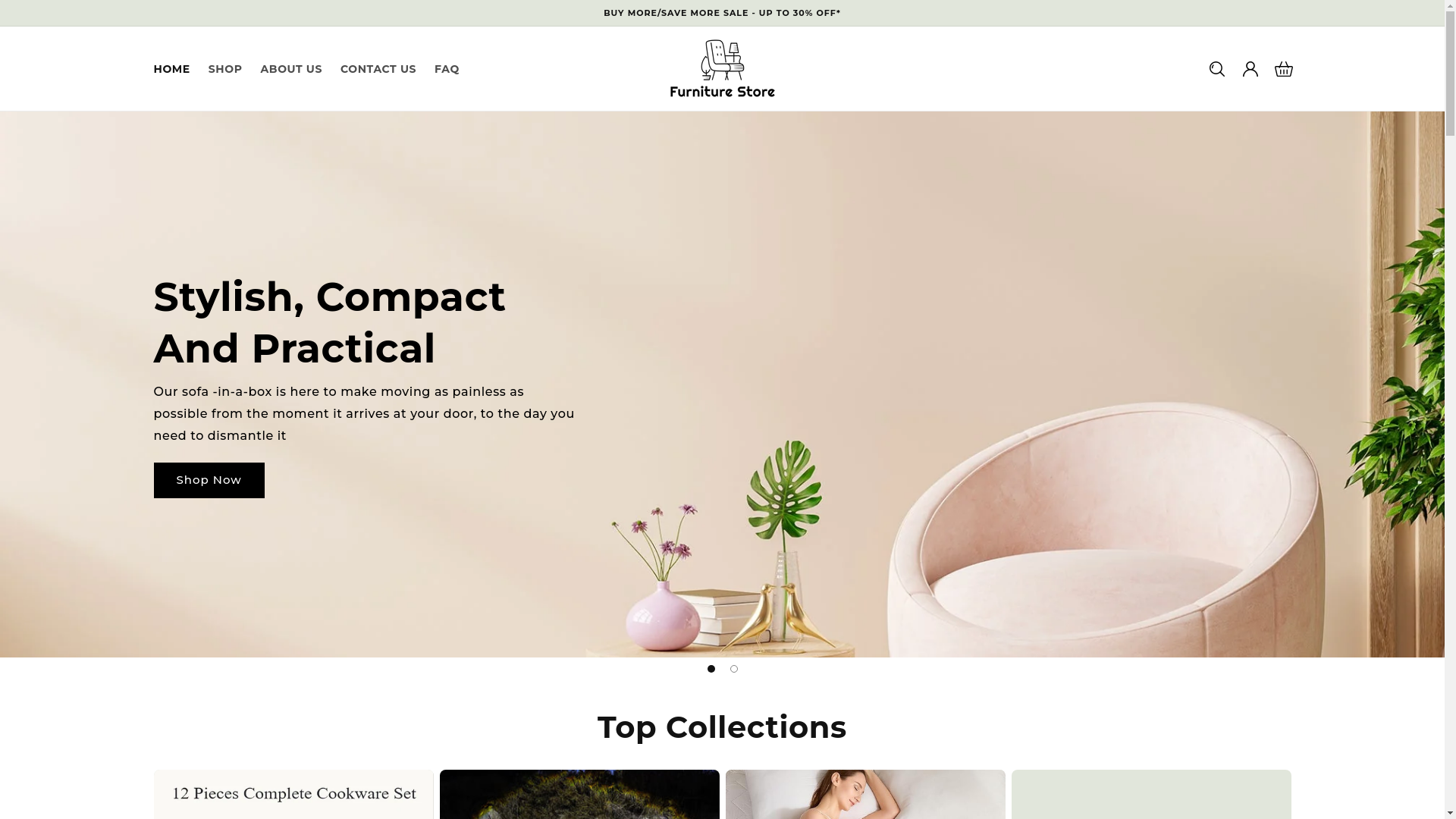 website screenshot of https://junkandthings.com/