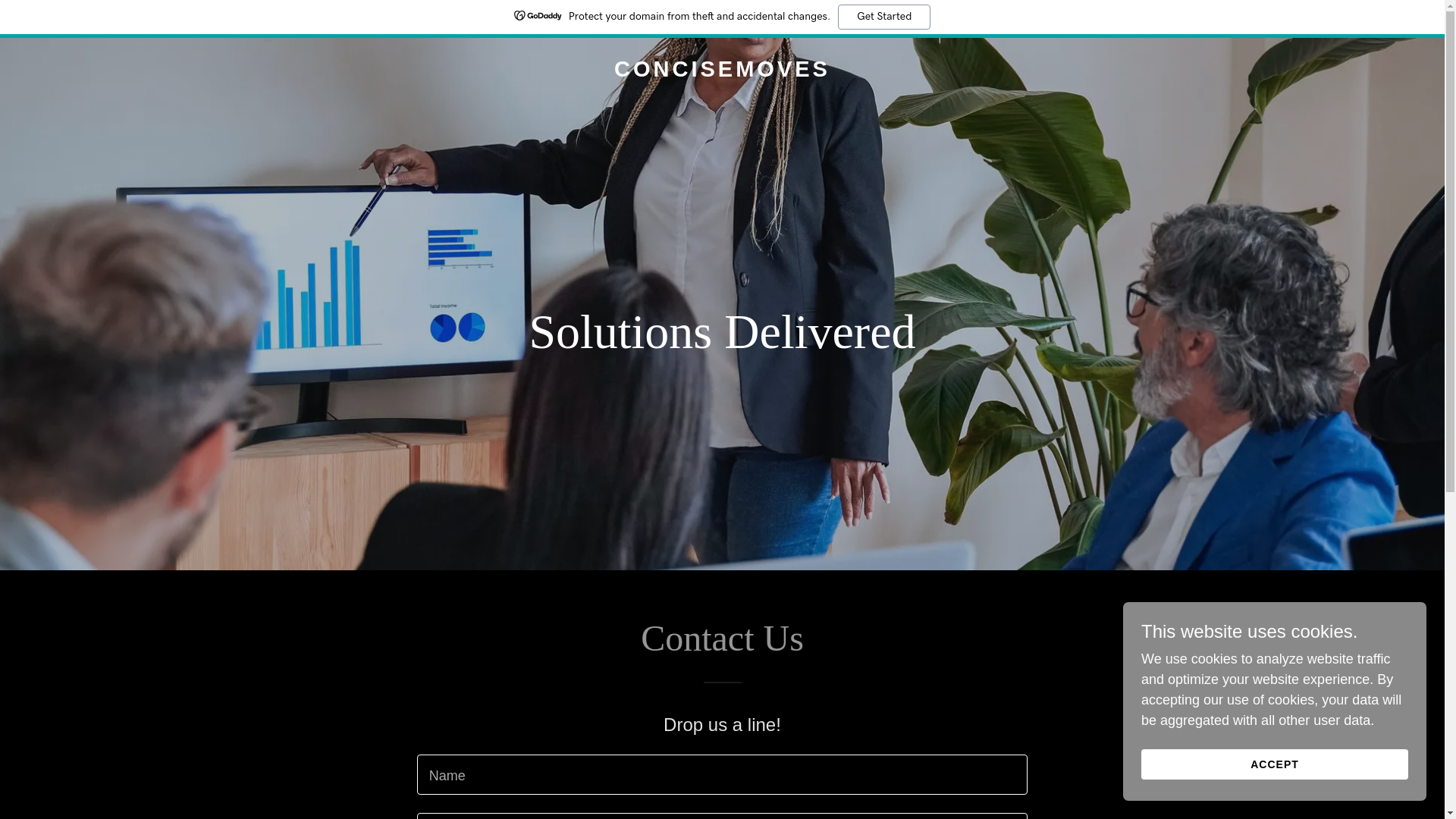 website screenshot of https://concisemoves.com/