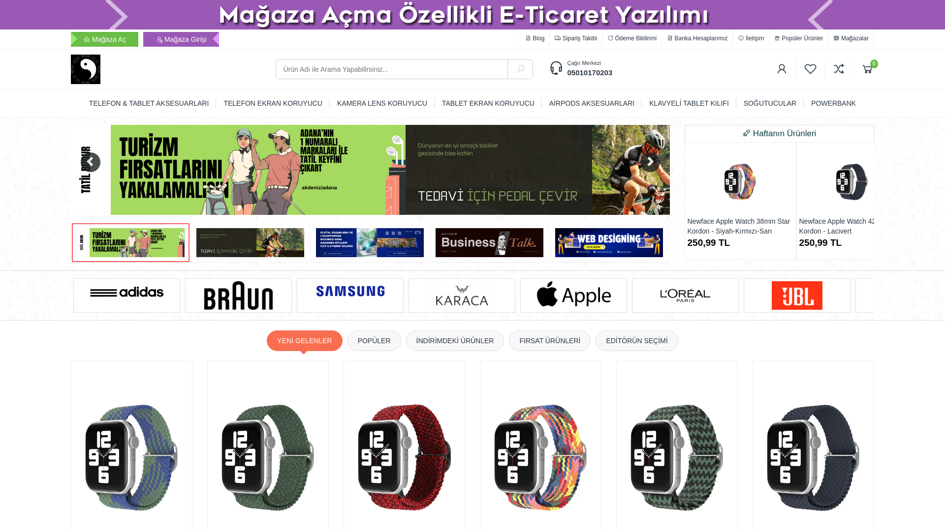 website screenshot of https://eldermastermix.tr/