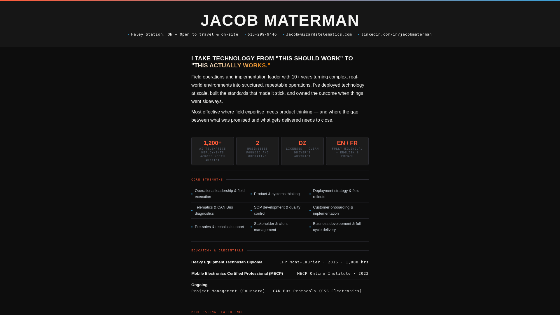 website screenshot of https://jacobmaterman.com