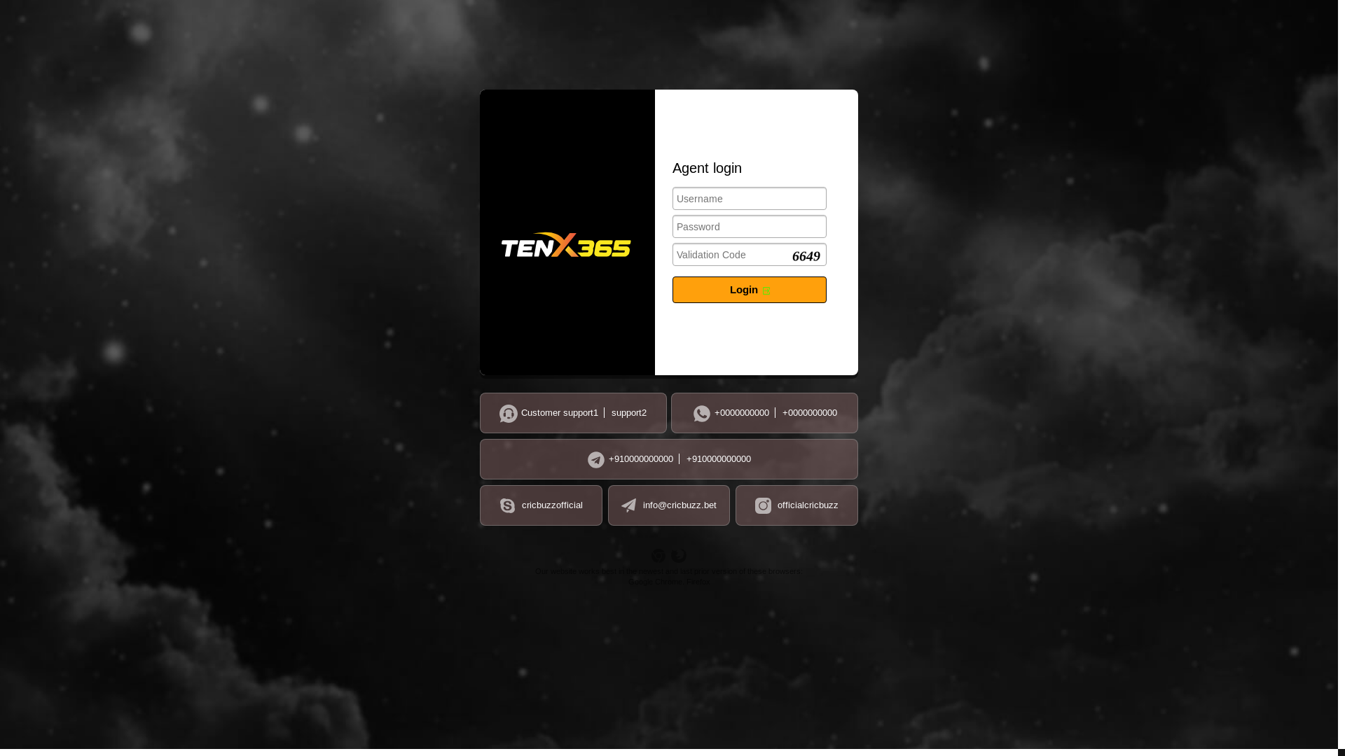 website screenshot of https://tenx365-agent-rent-master.pages.dev/