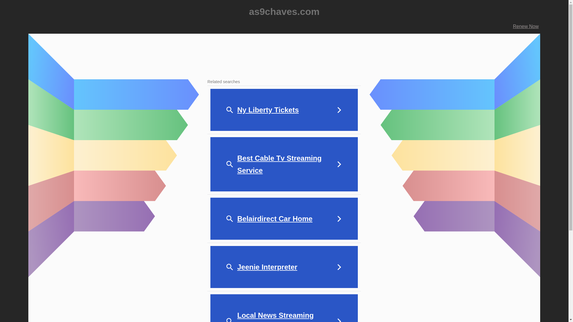 website screenshot of https://as9chaves.com/