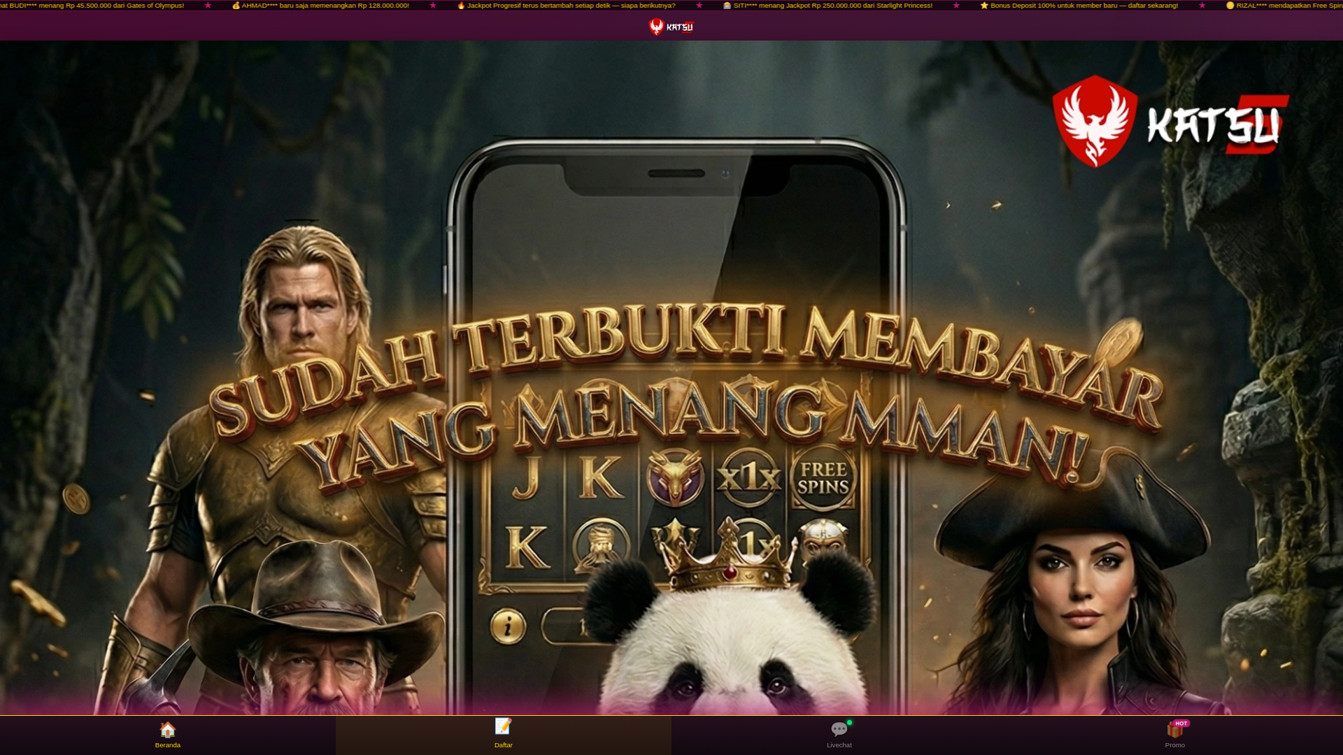 website screenshot of https://katsu5click.pages.dev/