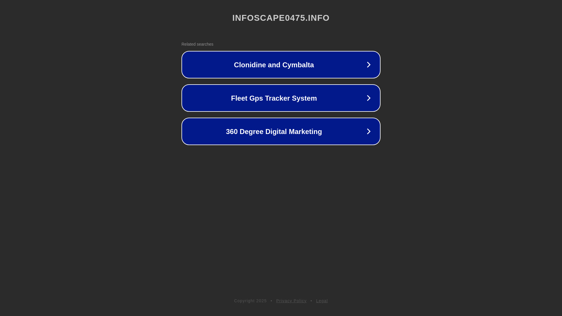 website screenshot of https://infoscape0475.info/