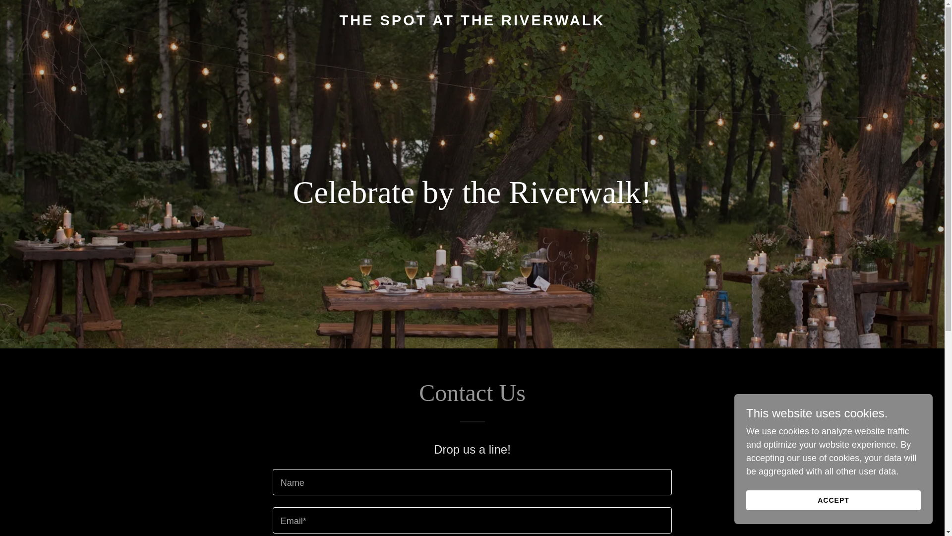 website screenshot of https://thespotattheriverwalk.com/