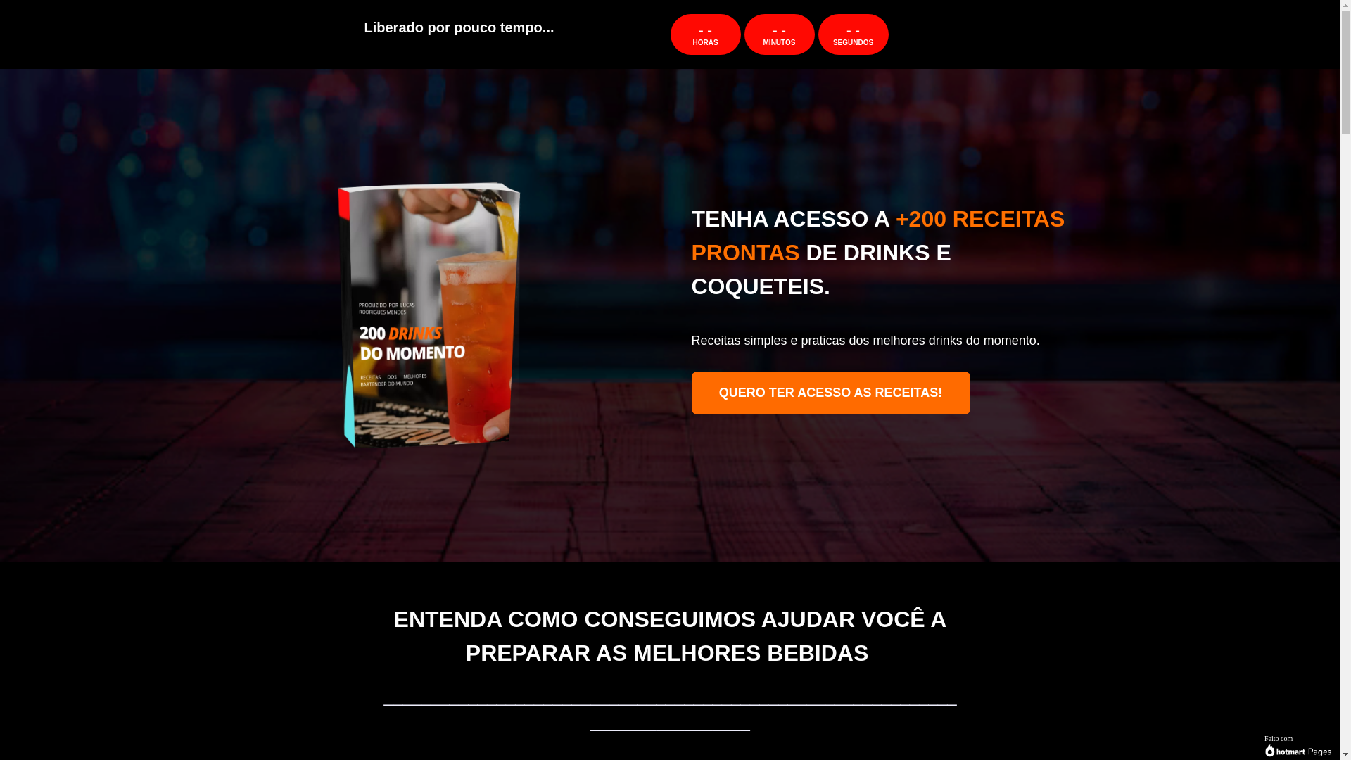 website screenshot of https://drinksdesucesso.shop/