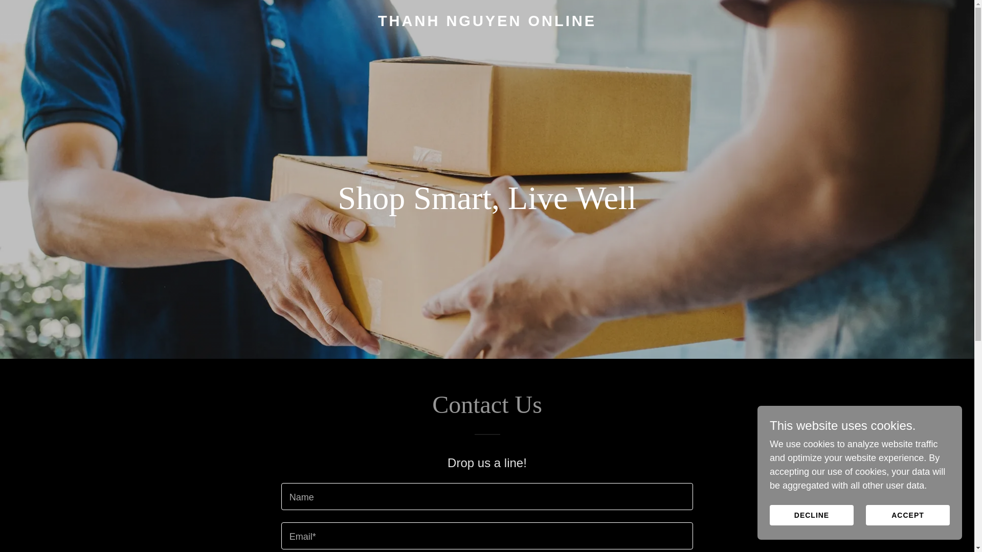 website screenshot of https://thanhnguyenonline.com/