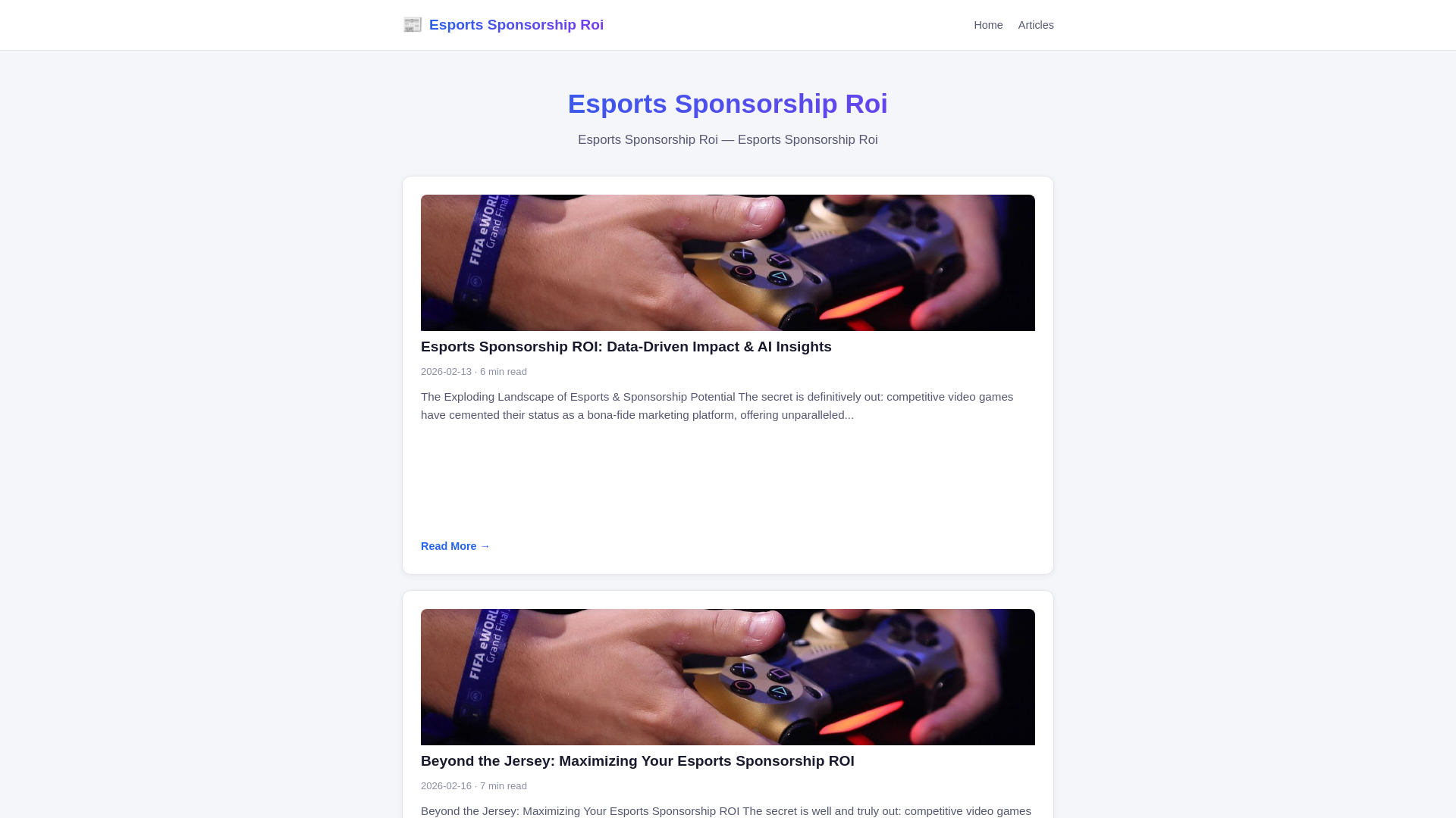 website screenshot of https://esports-sponsorship-roi.pages.dev/
