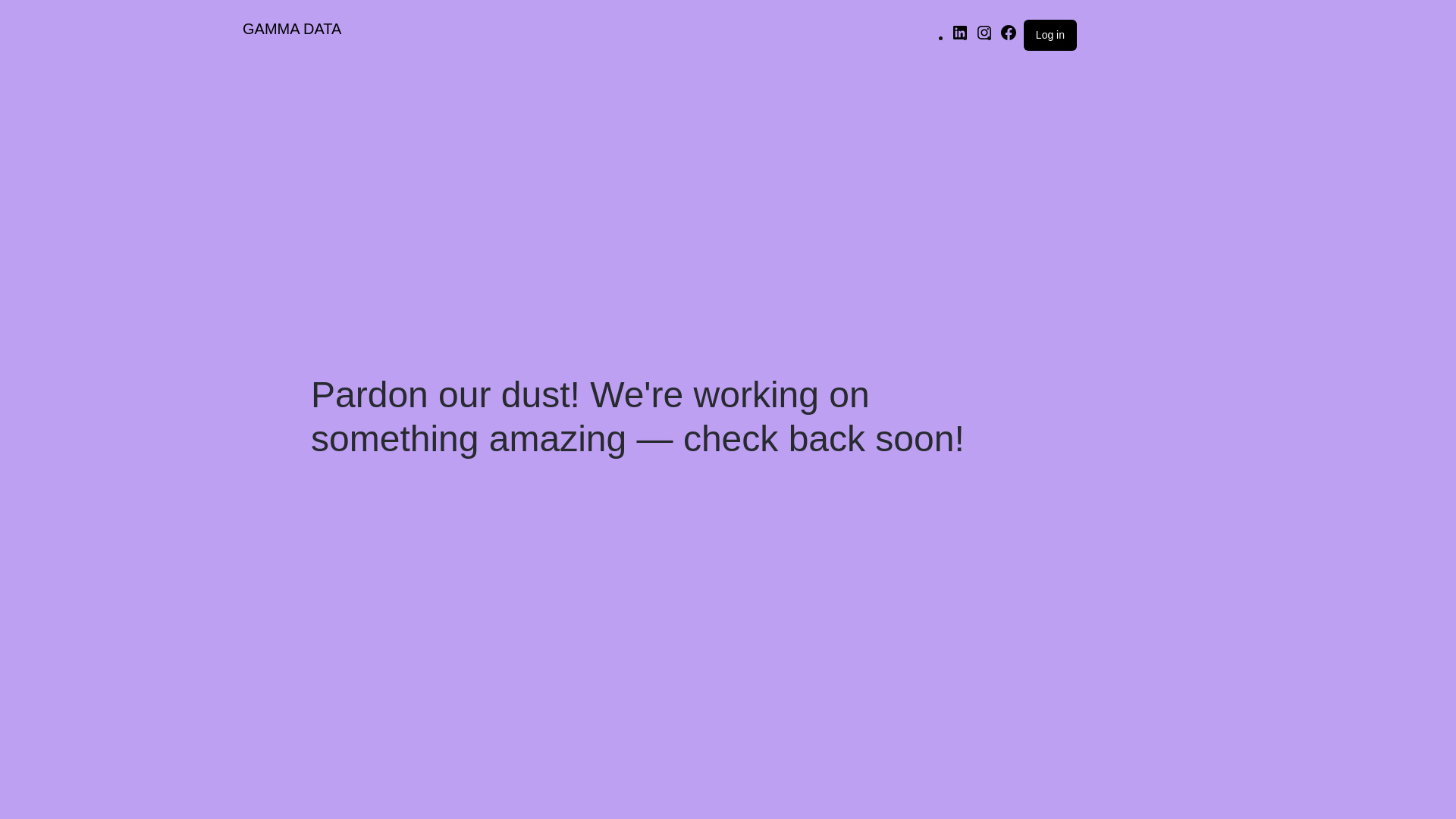 website screenshot of https://gammadataserver.net/