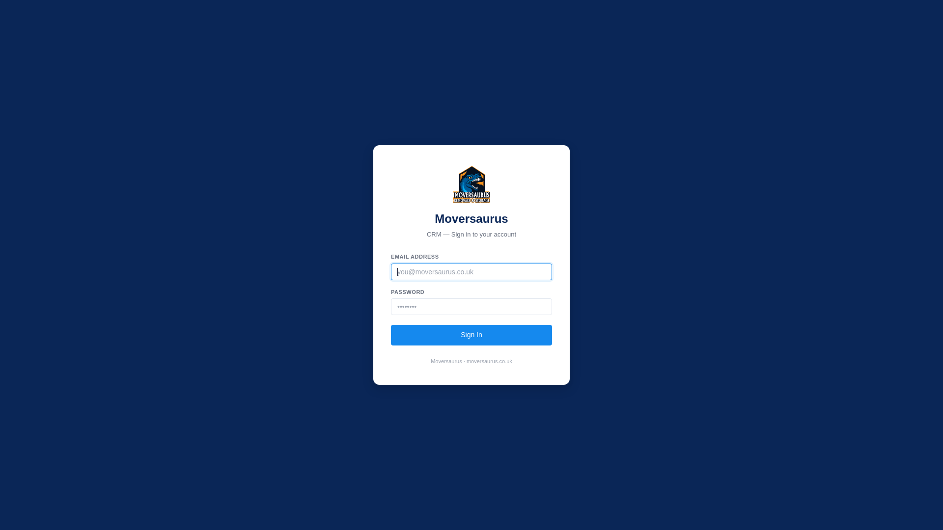 website screenshot of https://officemoversaurus.com/