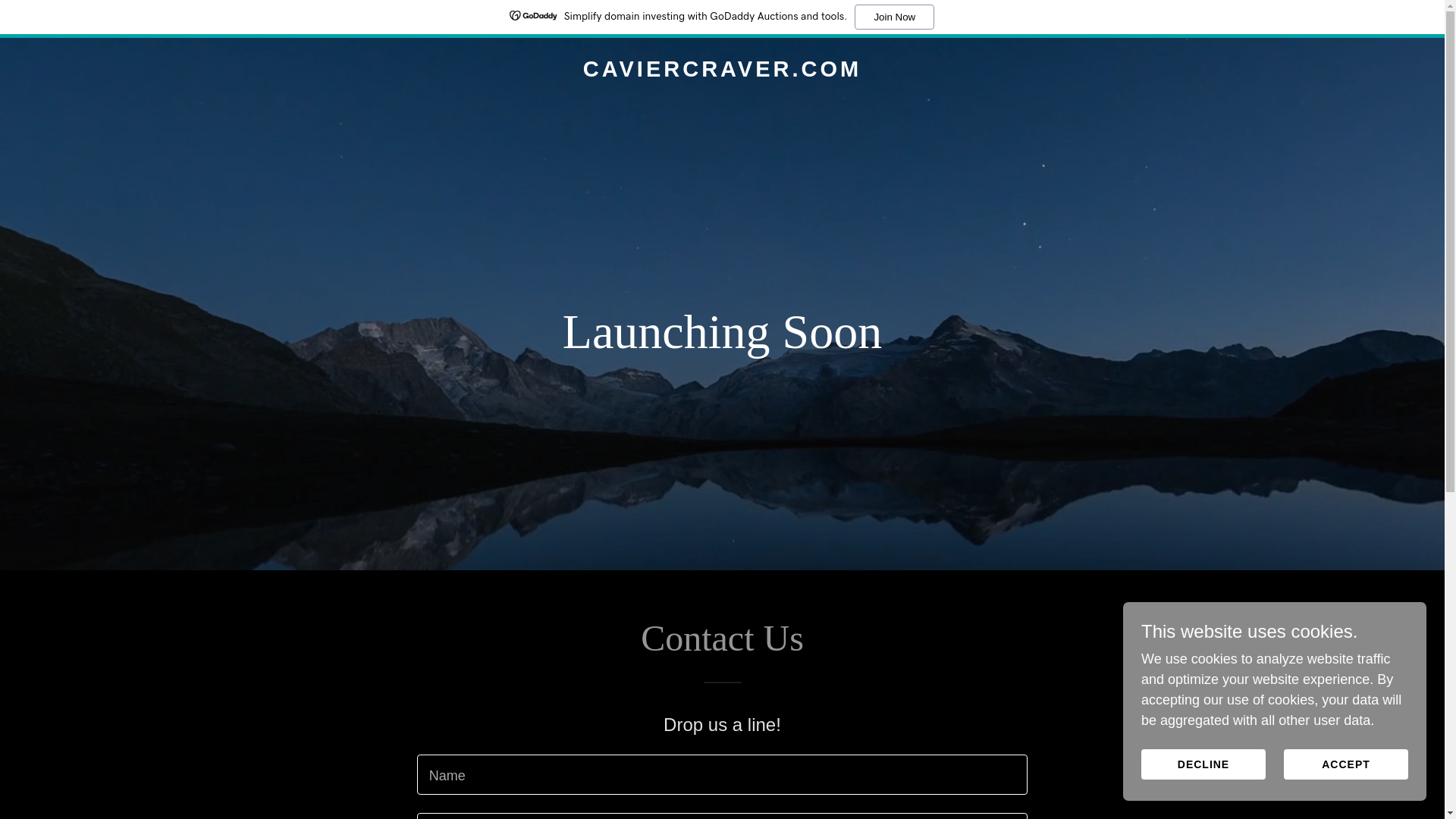 website screenshot of https://caviercraver.com/