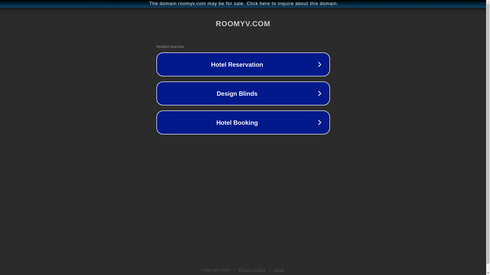 website screenshot of https://roomyv.com/