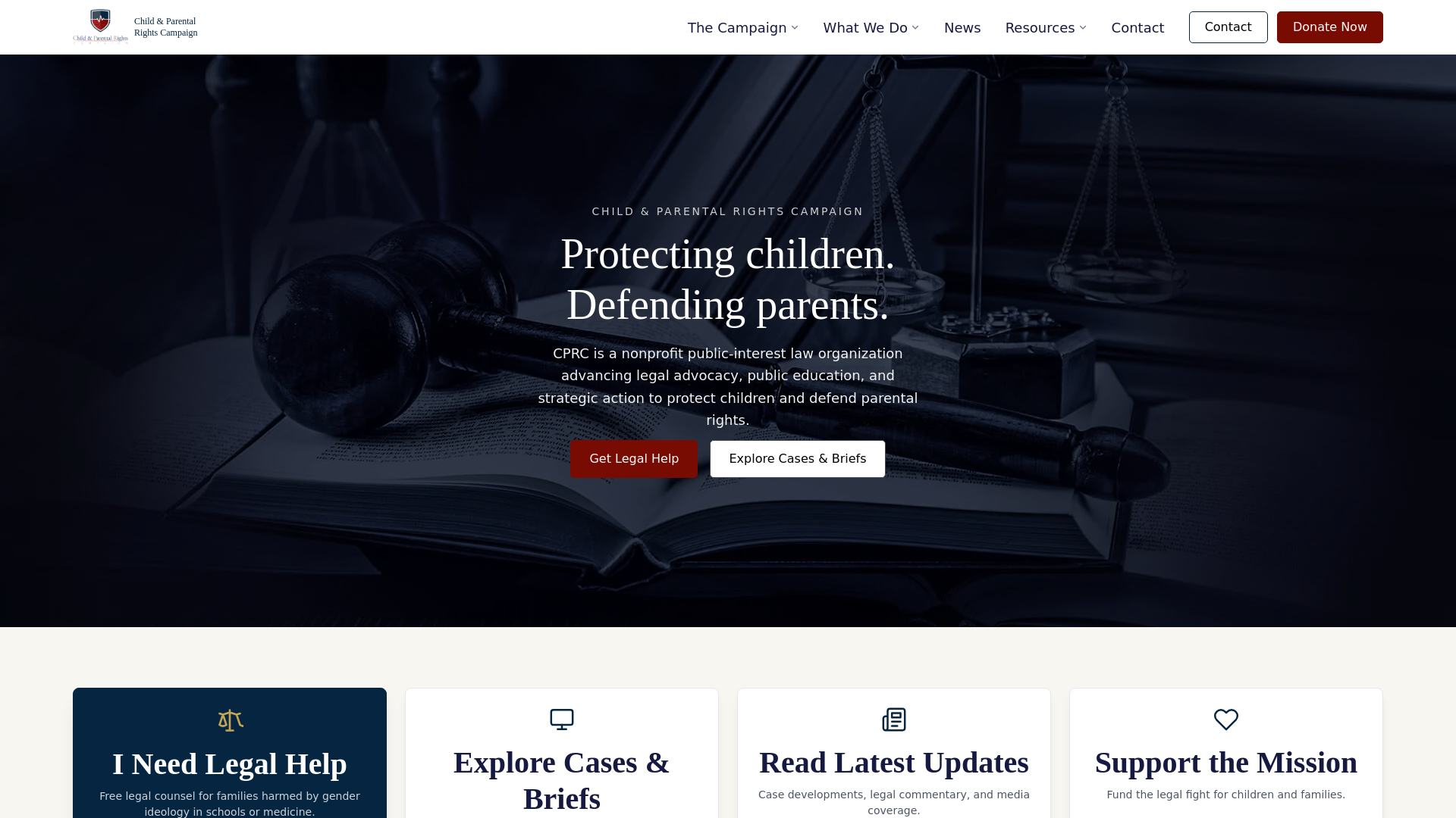 website screenshot of https://cprc-site.pages.dev/