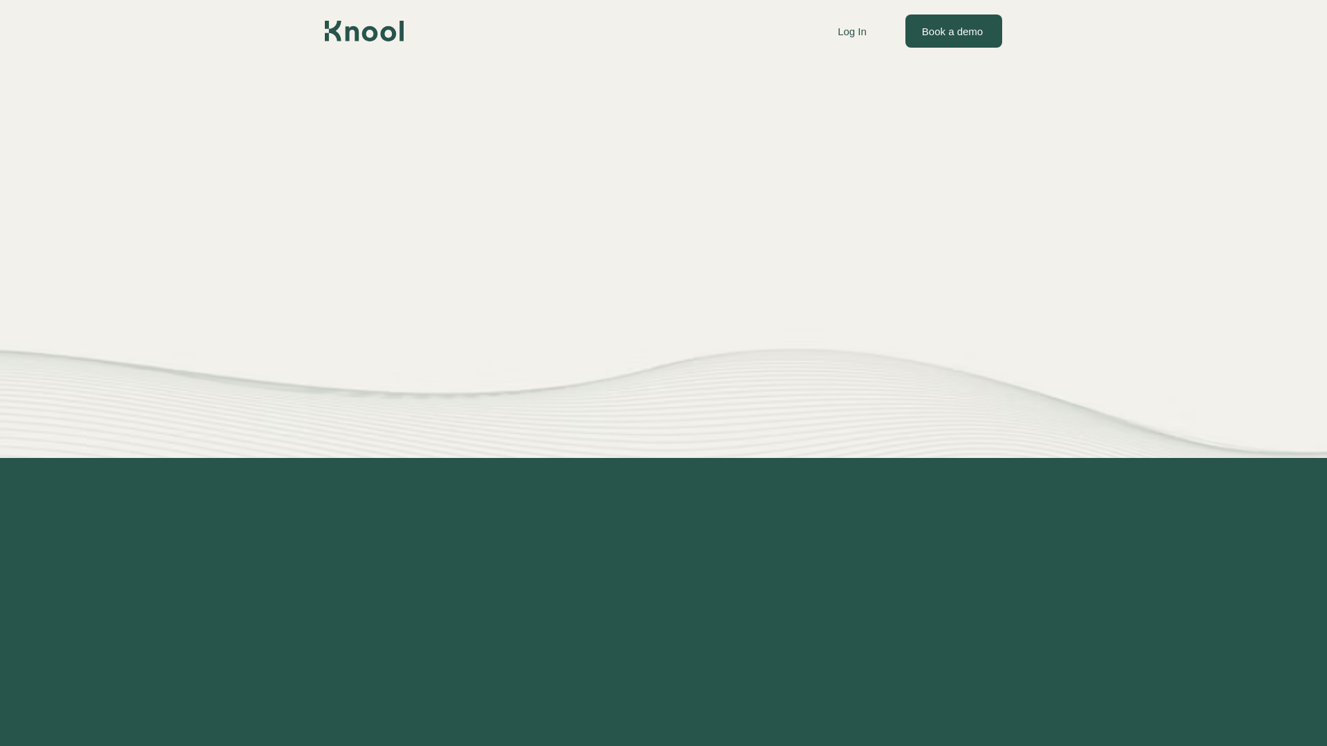 website screenshot of https://contactknool.com/
