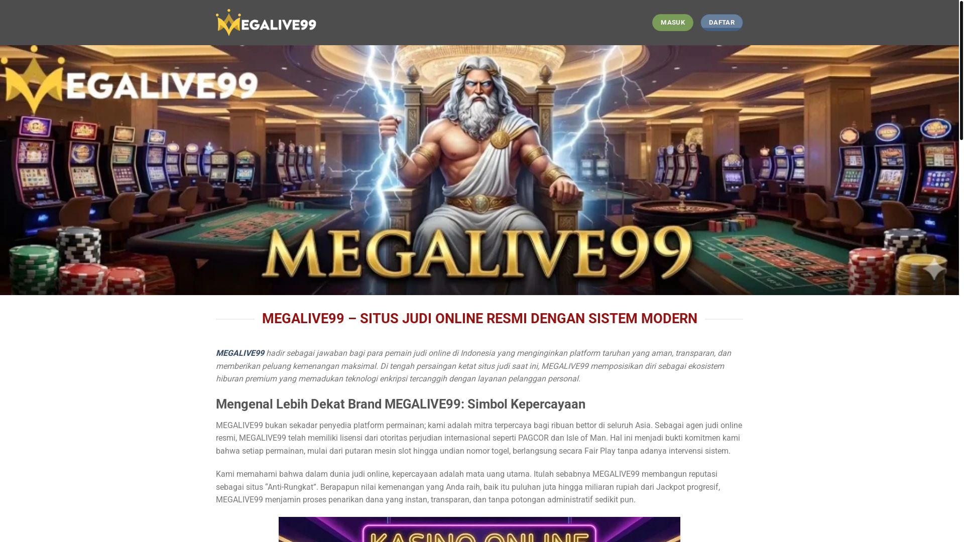 website screenshot of https://megalive99zz.com/
