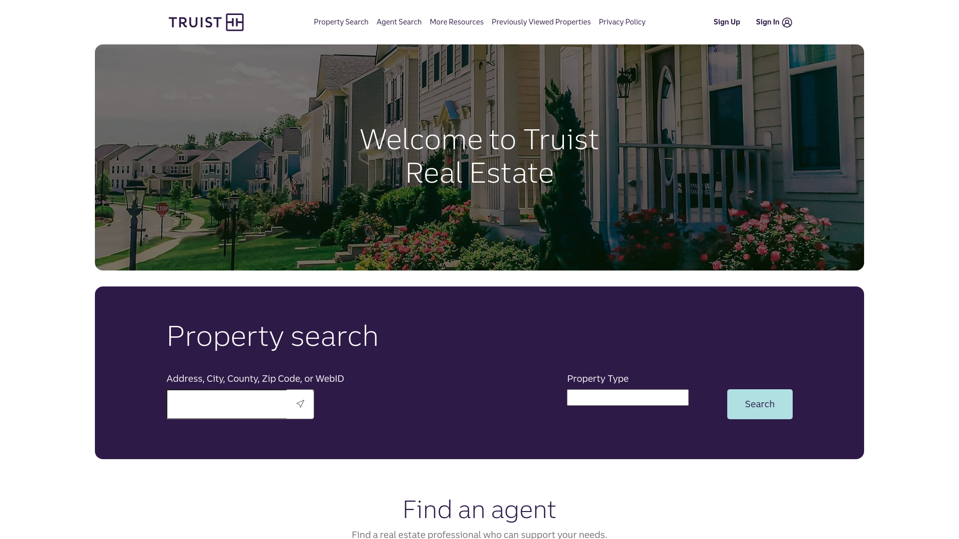 website screenshot of https://truistprod.e-net.com