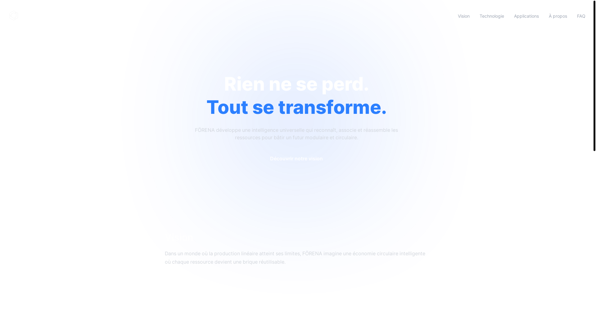 website screenshot of https://forena-intelligence.pages.dev/