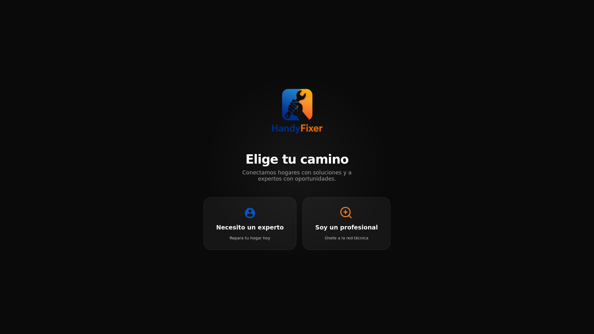 website screenshot of https://handyfixer-landing.pages.dev/