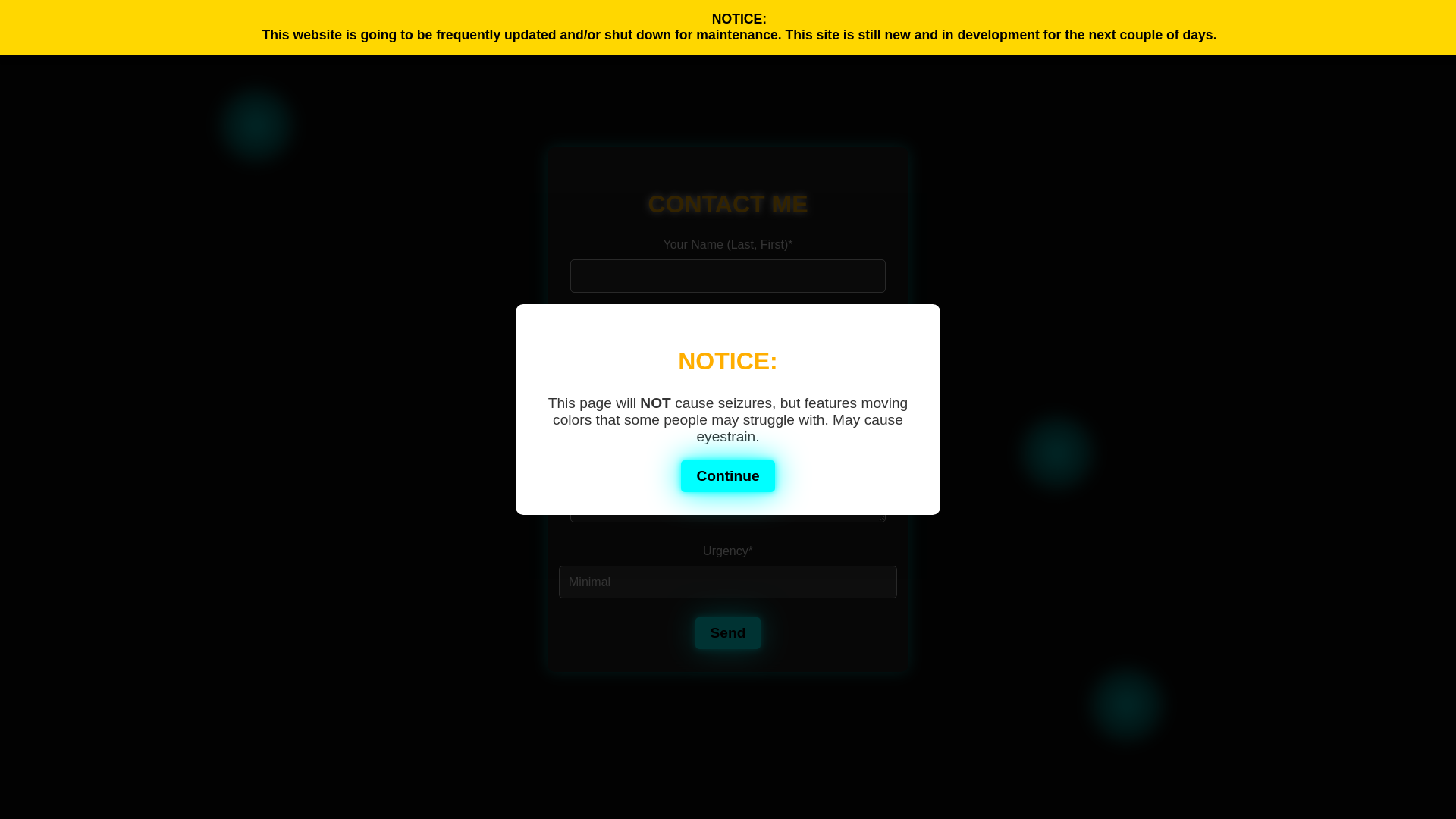 website screenshot of https://contact-lver.pages.dev/