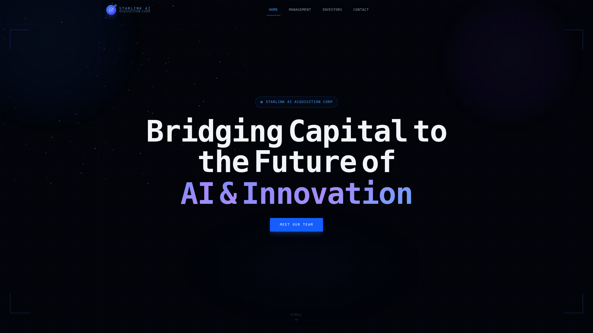 website screenshot of https://www.starlinkai.cloud/