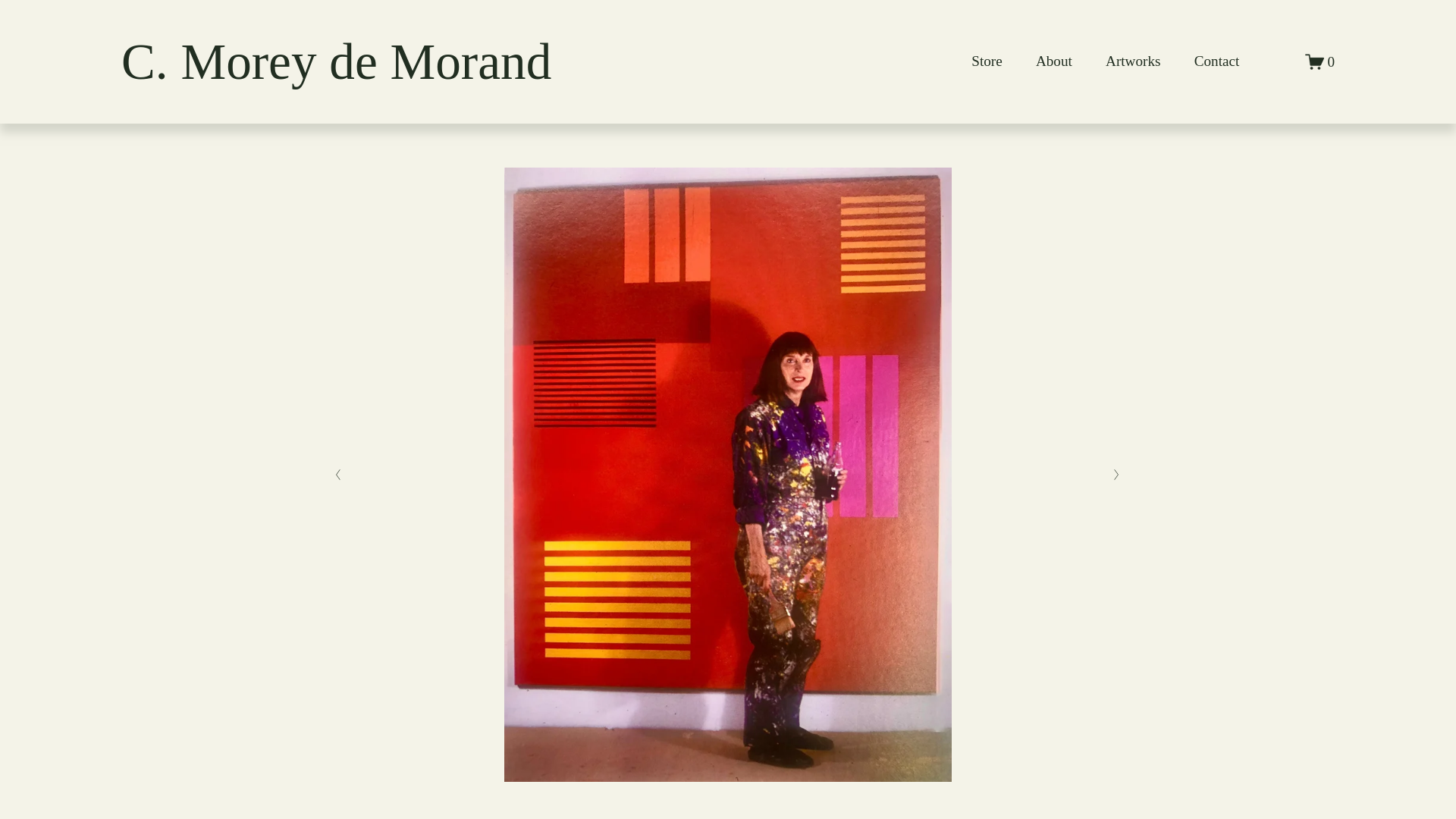 website screenshot of https://colottemoreydemorand.co.uk