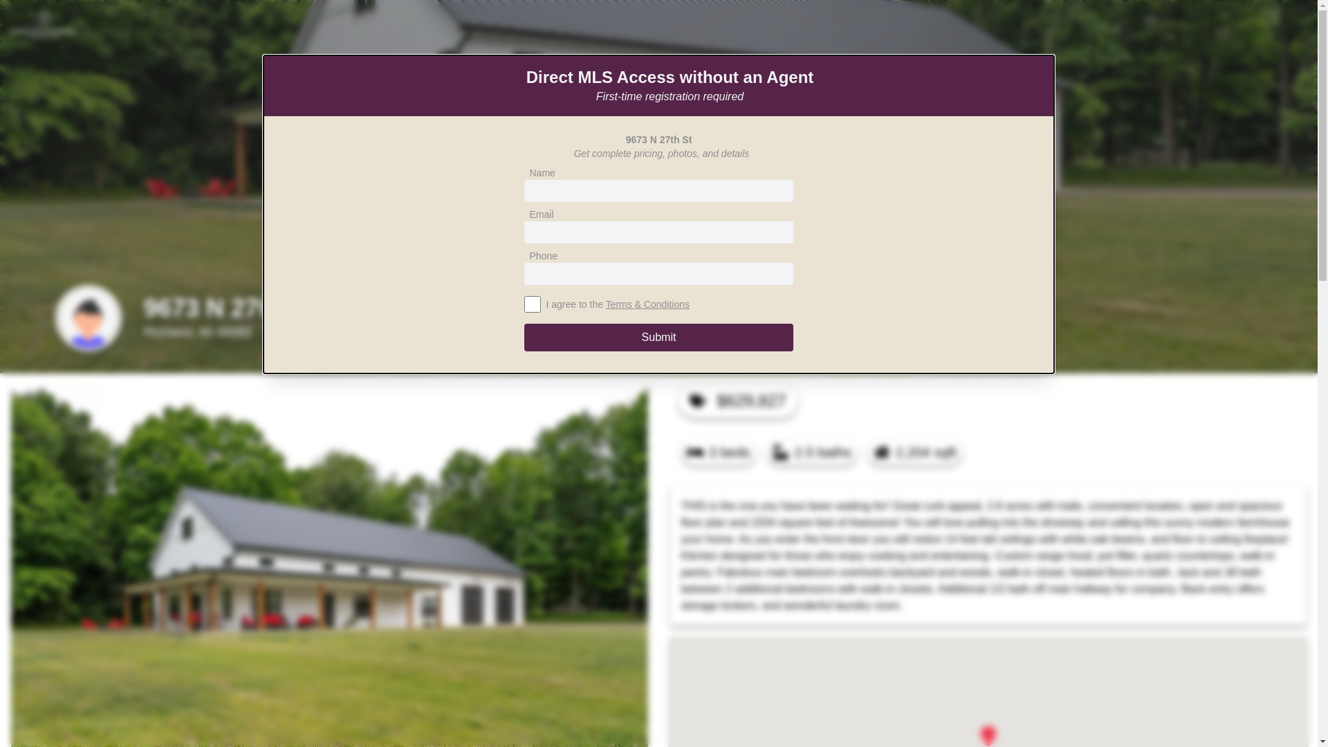 website screenshot of https://wattsrealtyteam.onehomesearch.site/9673N27thSt/