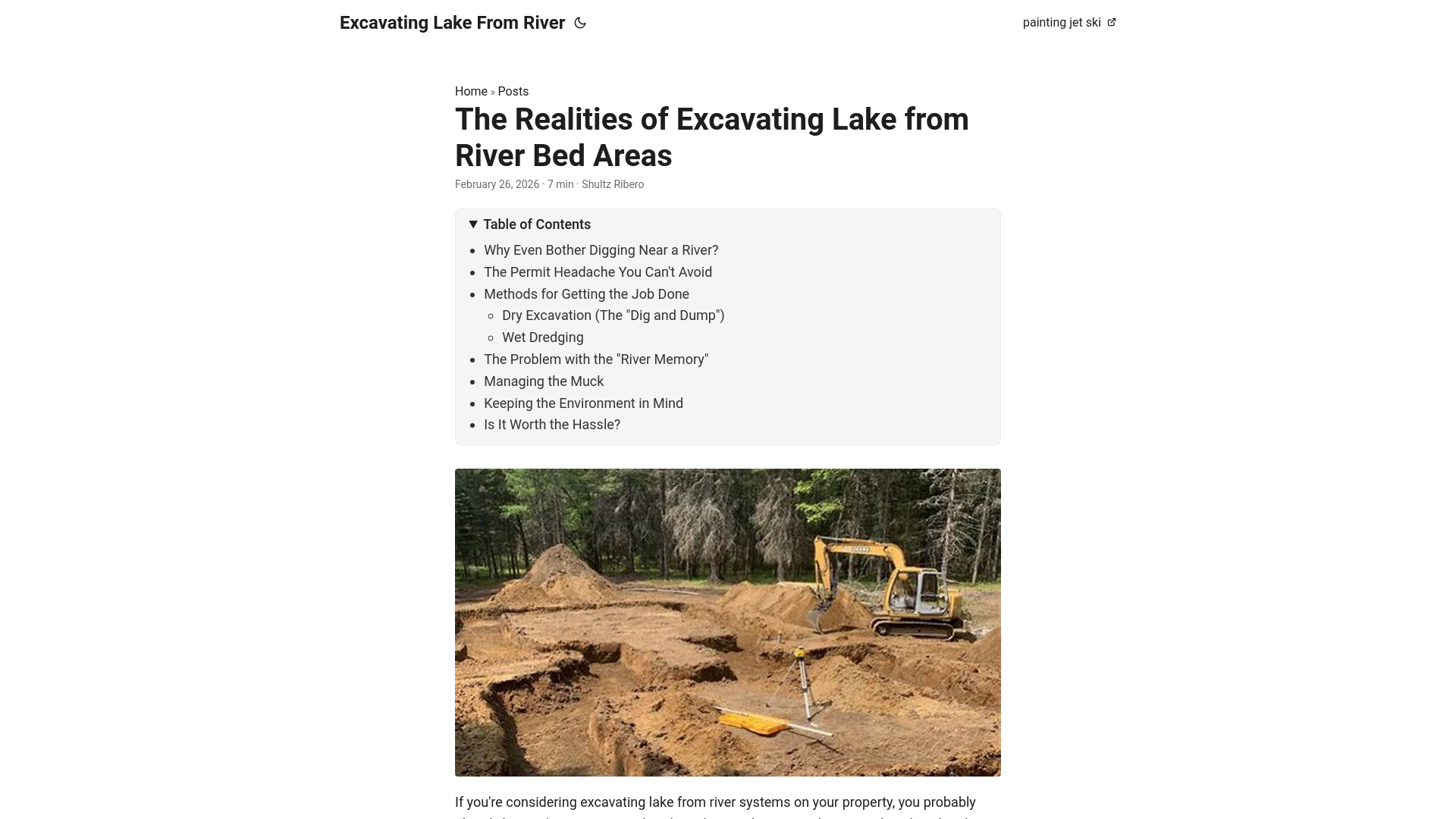 website screenshot of https://excavating-lake-from-river.pages.dev/