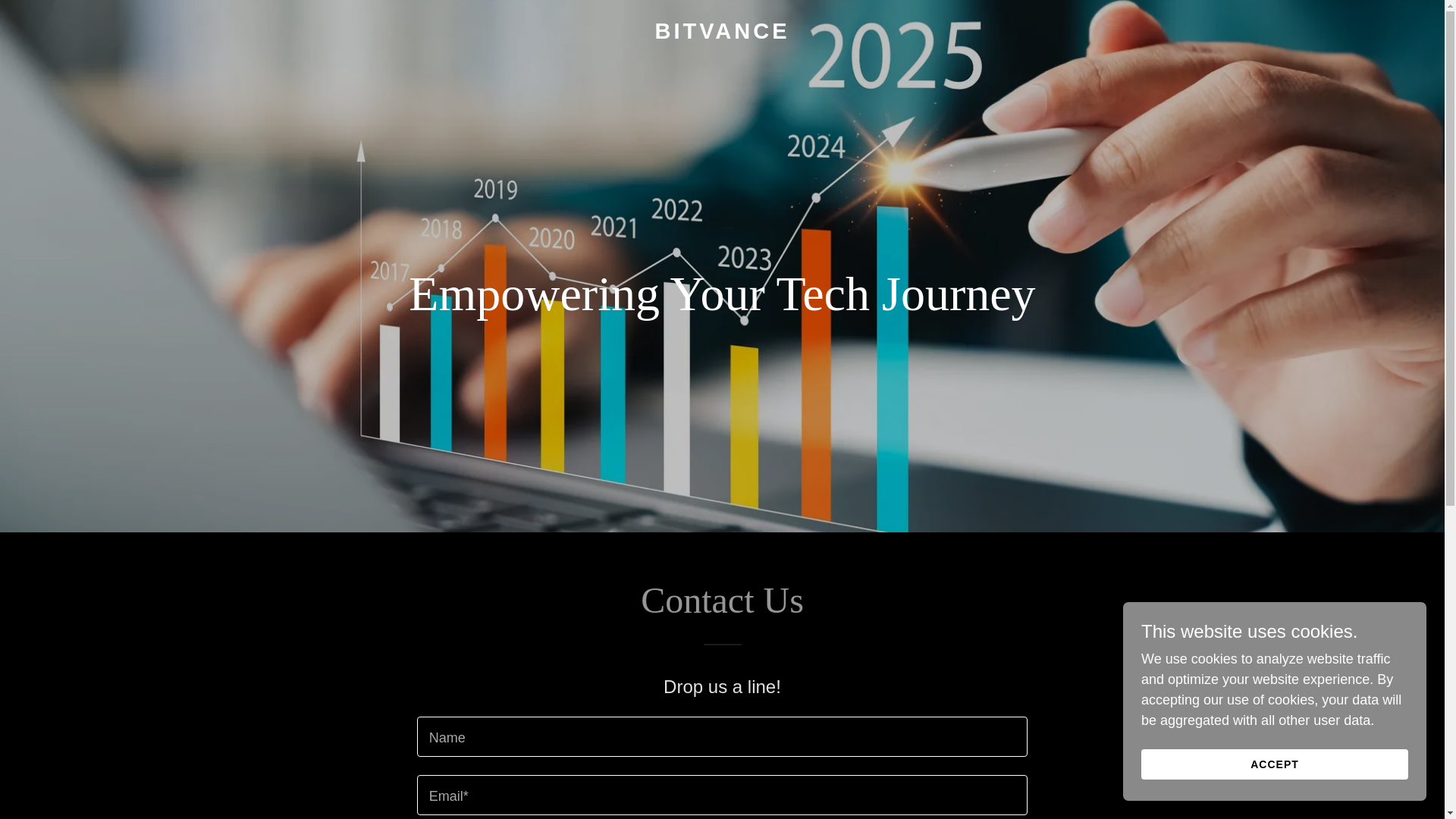 website screenshot of https://bitvance.net/
