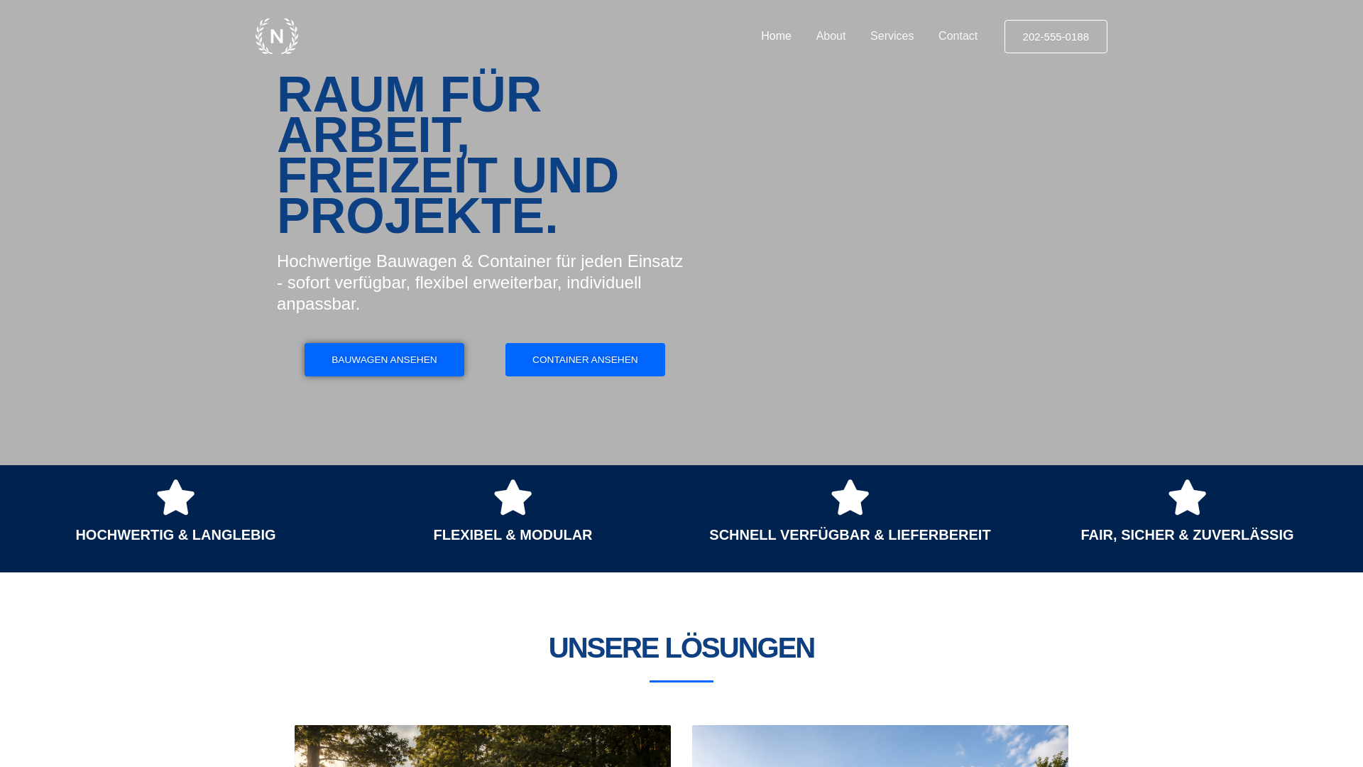website screenshot of https://bauwagen-kaufen.com/