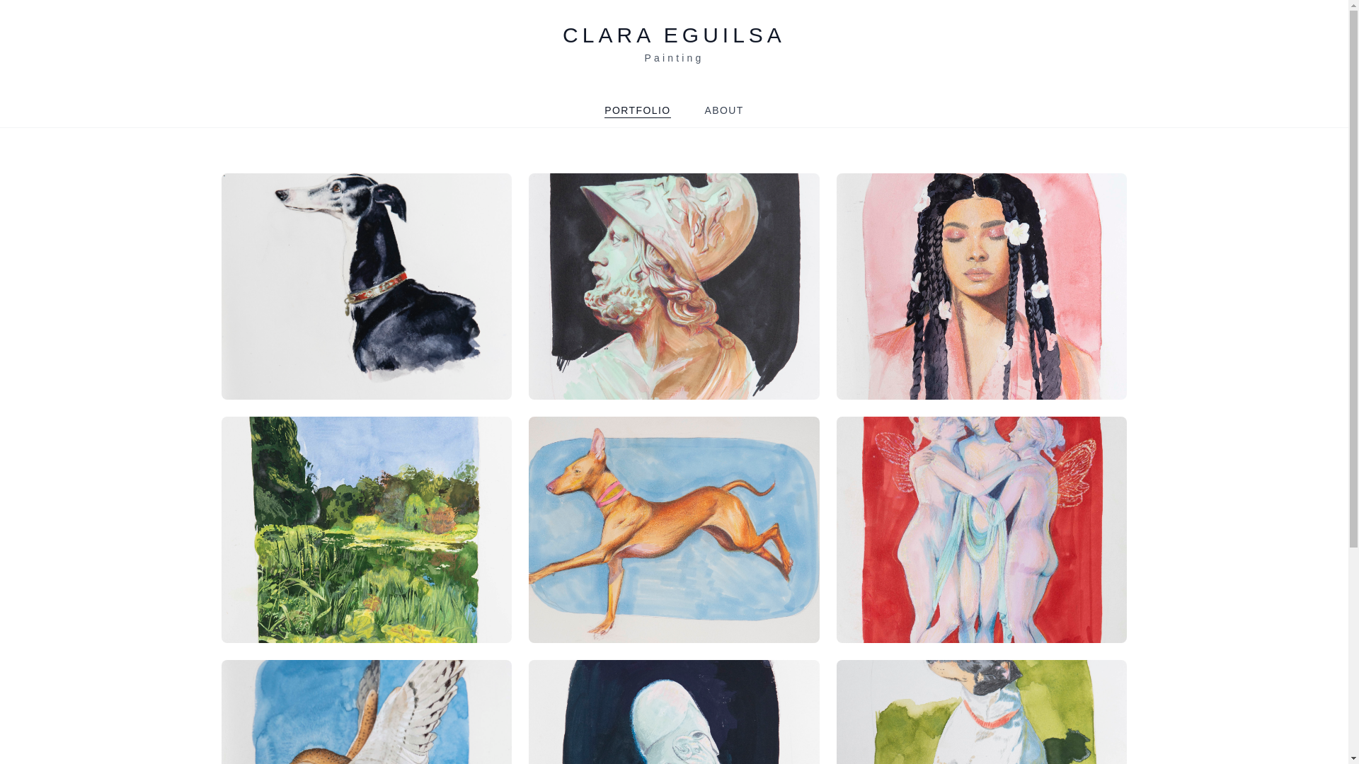 website screenshot of https://claraeguilsa.com/