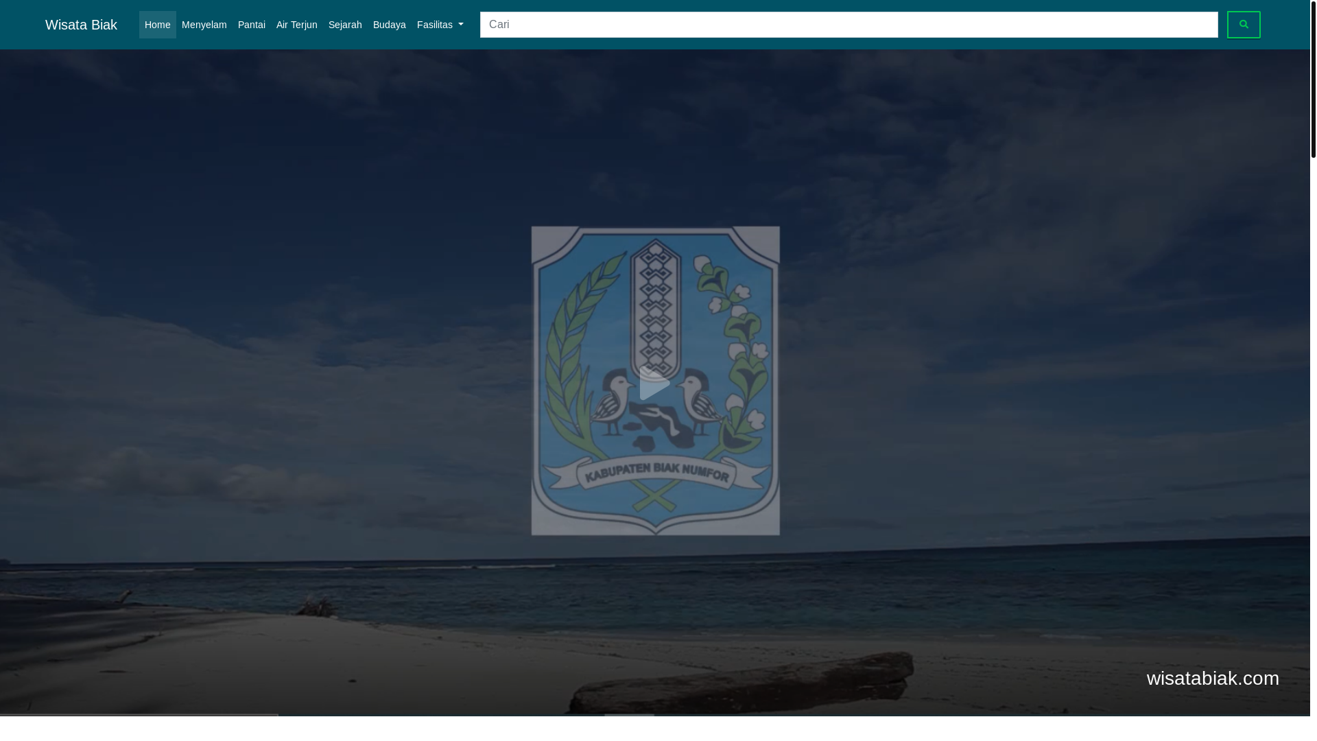 website screenshot of https://wisatabiak.id/