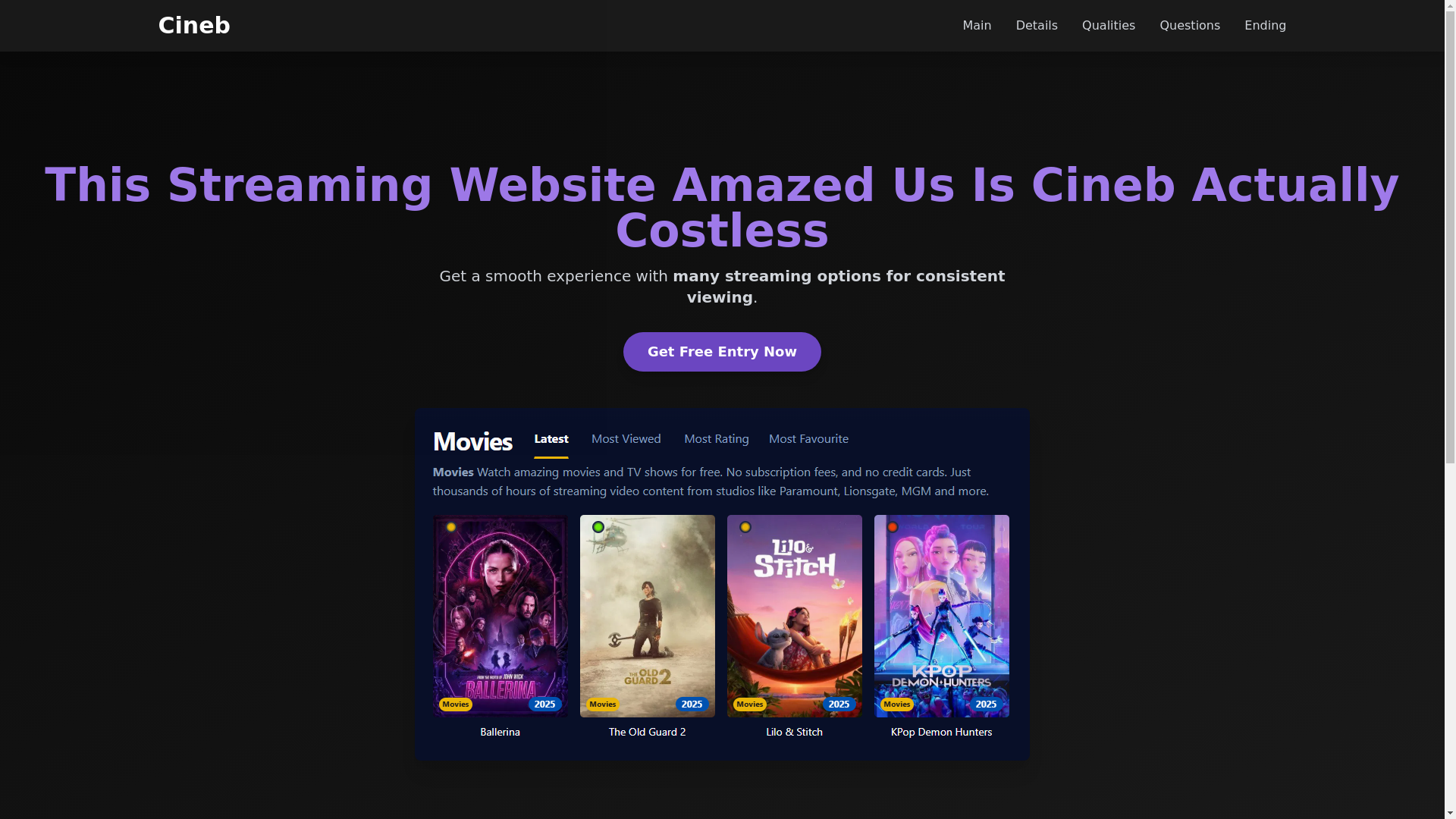 website screenshot of https://cineb-9crm.pages.dev/