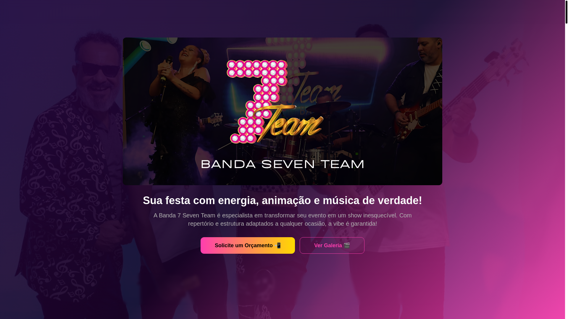 website screenshot of https://7seventeam.com.br/