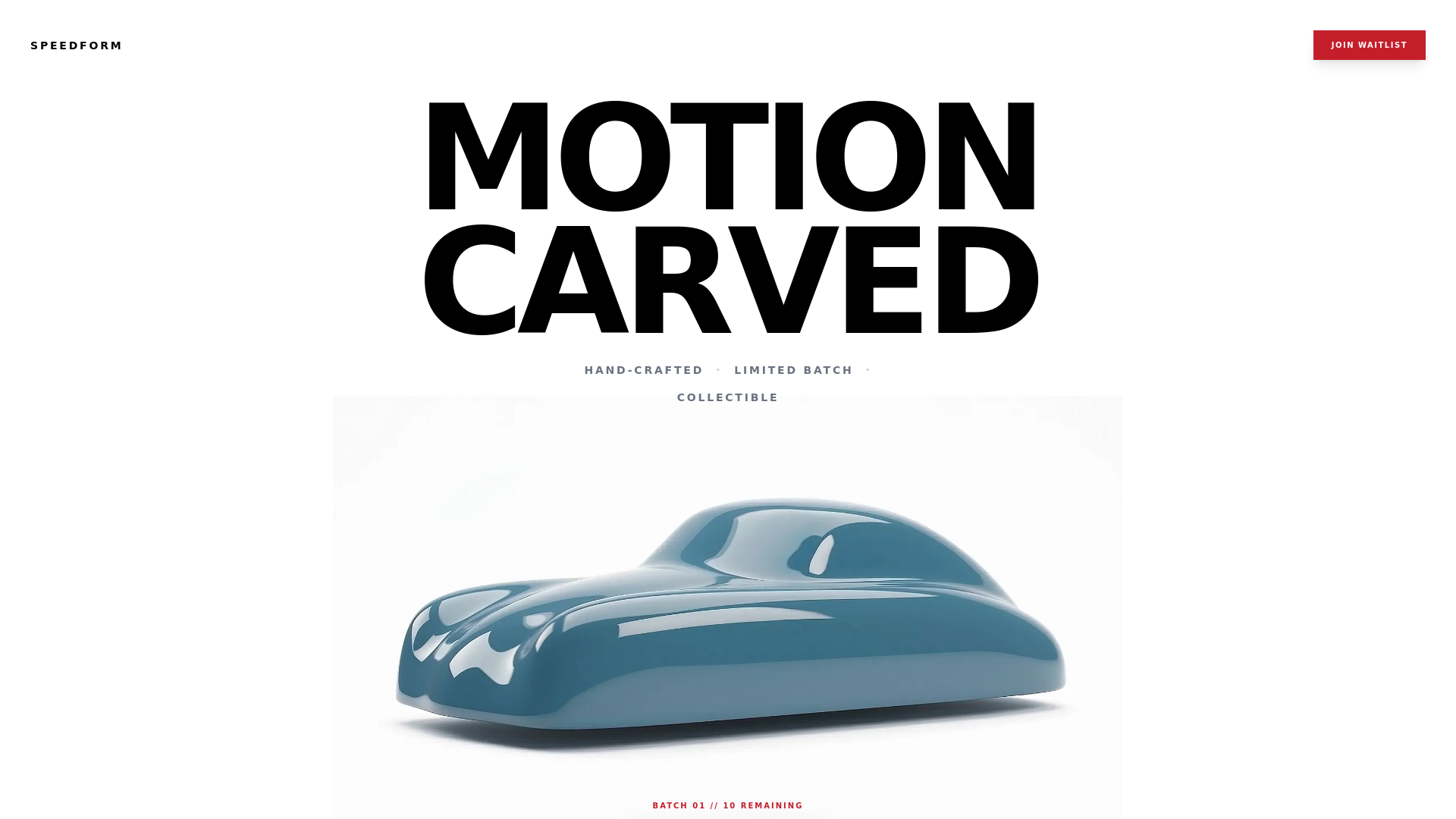 website screenshot of https://speedform.shop/