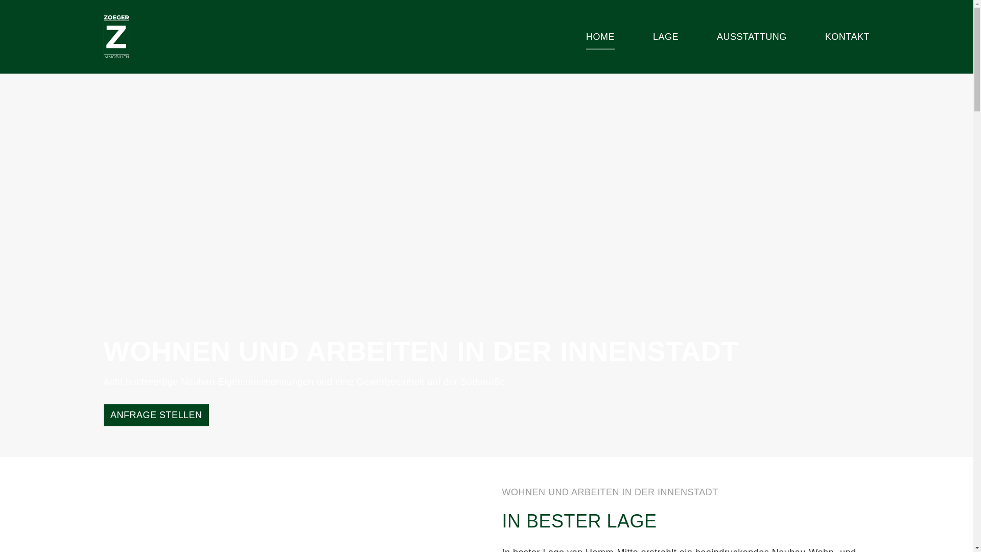 website screenshot of https://suedquartier-hamm.de/