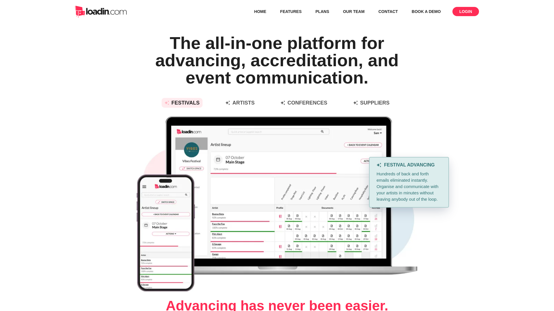 website screenshot of https://theloadin.pages.dev/