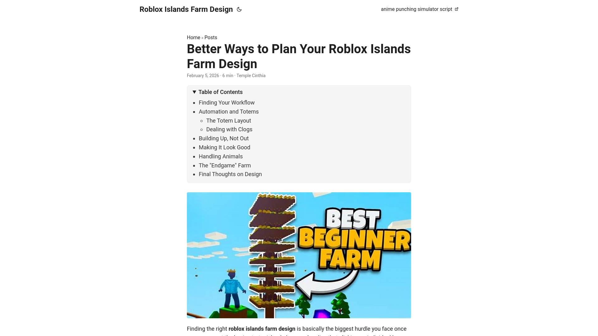website screenshot of https://roblox-islands-farm-design.pages.dev/