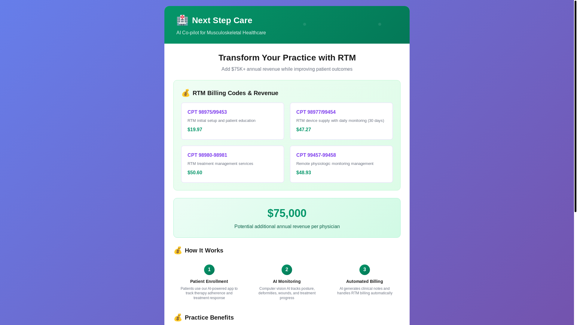 website screenshot of https://112aa73c-e574-4f0b-b849-a685bbc6f91f-physician-onepager.pages.dev/