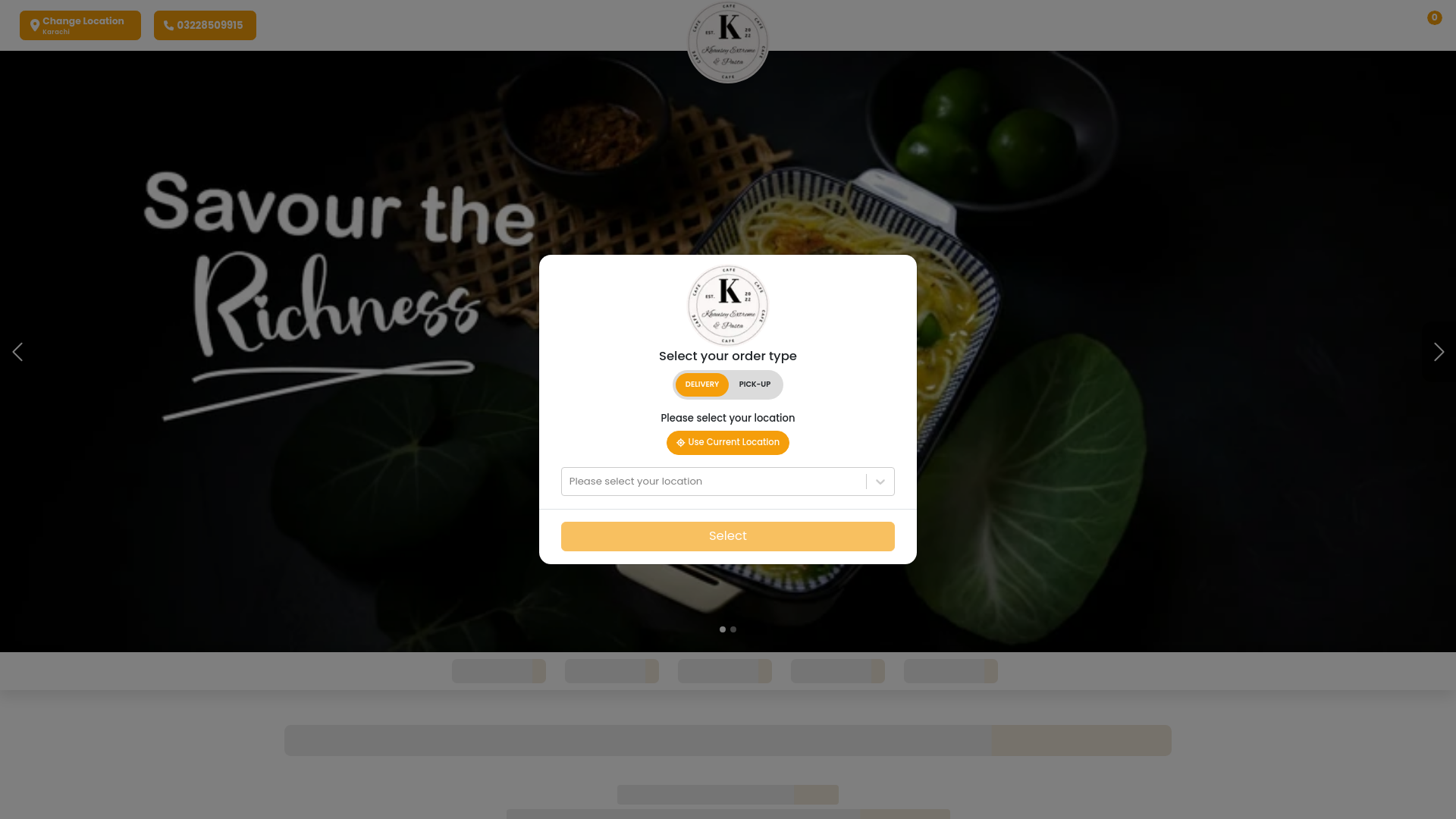 website screenshot of https://khauseyextreme.pk/