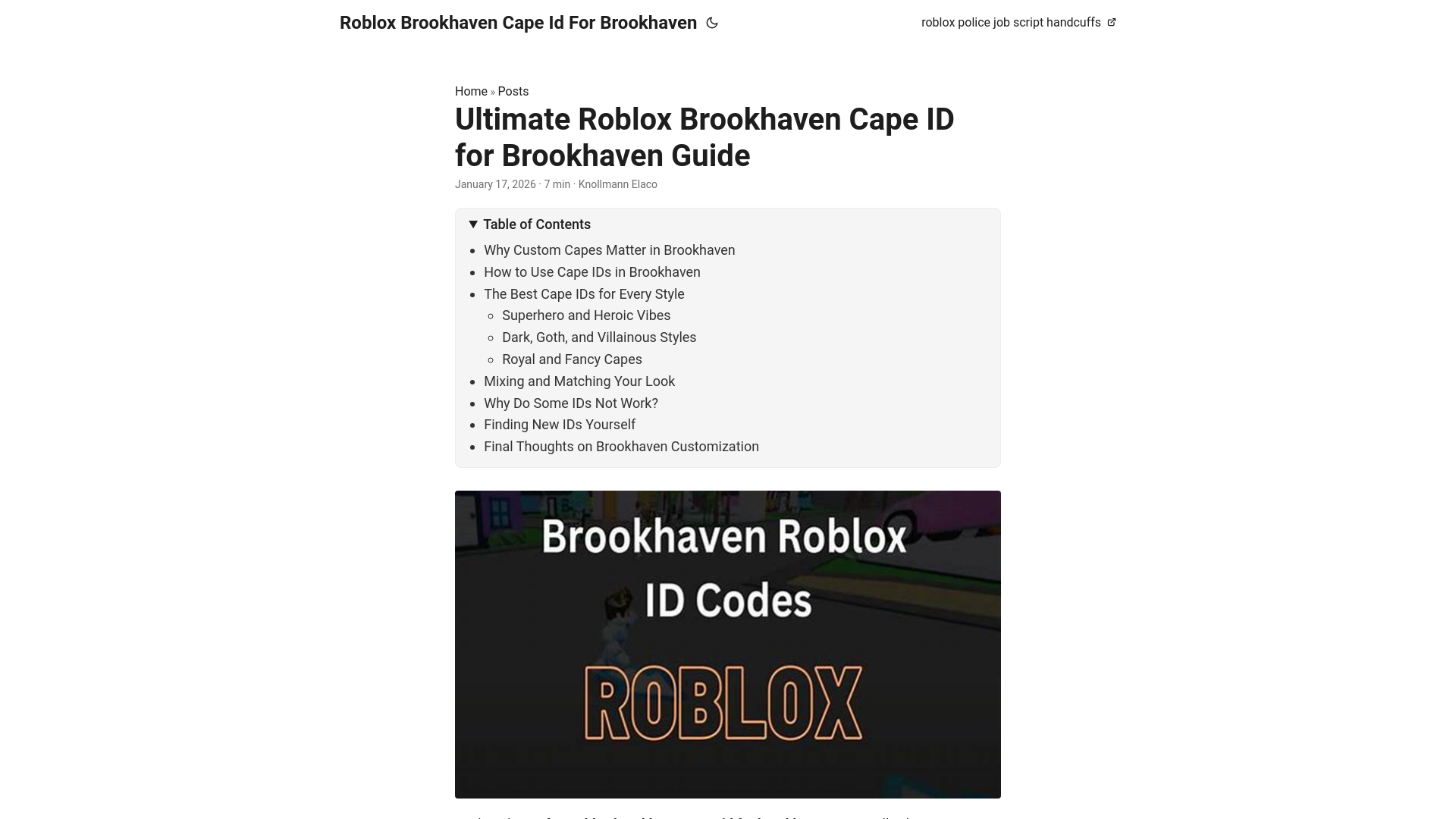 website screenshot of https://robloxbrookhavencapeidforbrookhaven.pages.dev/
