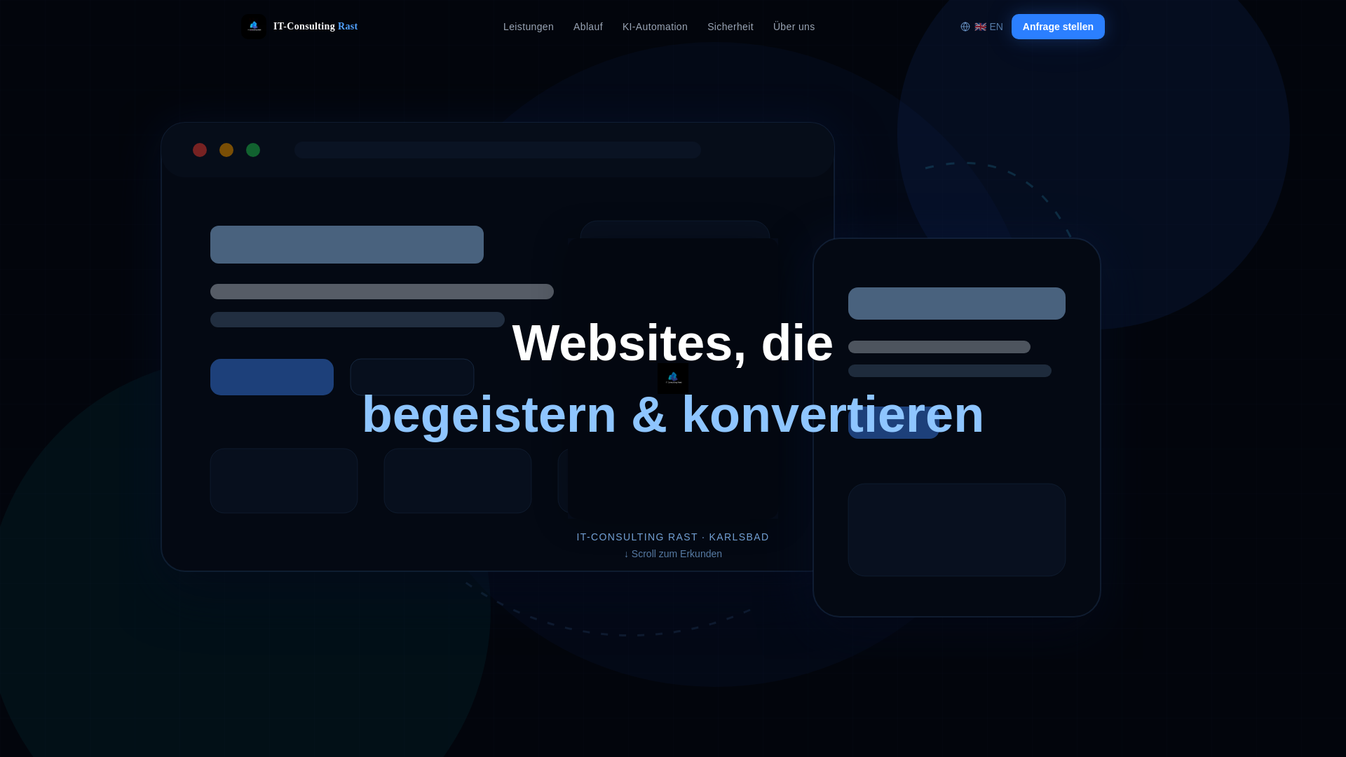 website screenshot of https://it-consulting-rast.de/
