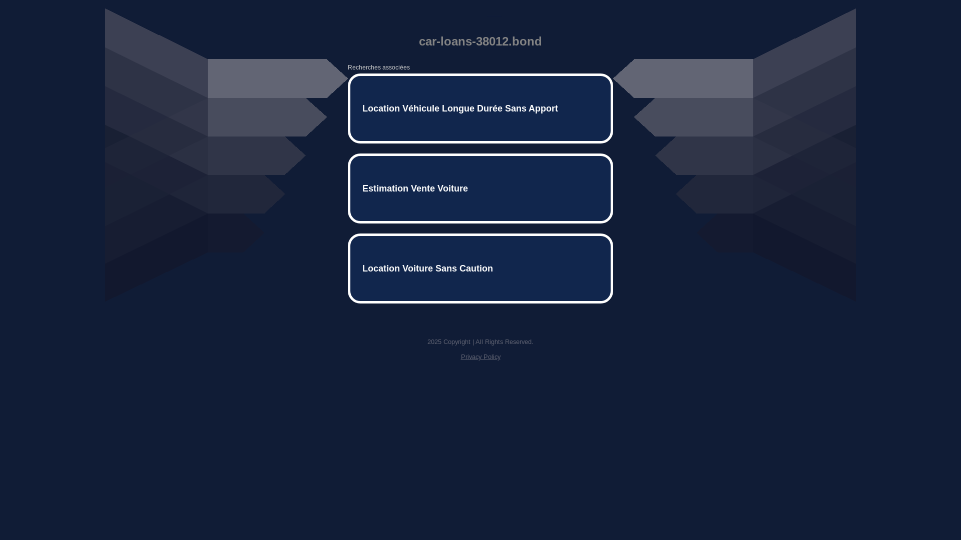 website screenshot of https://car-loans-38012.bond/