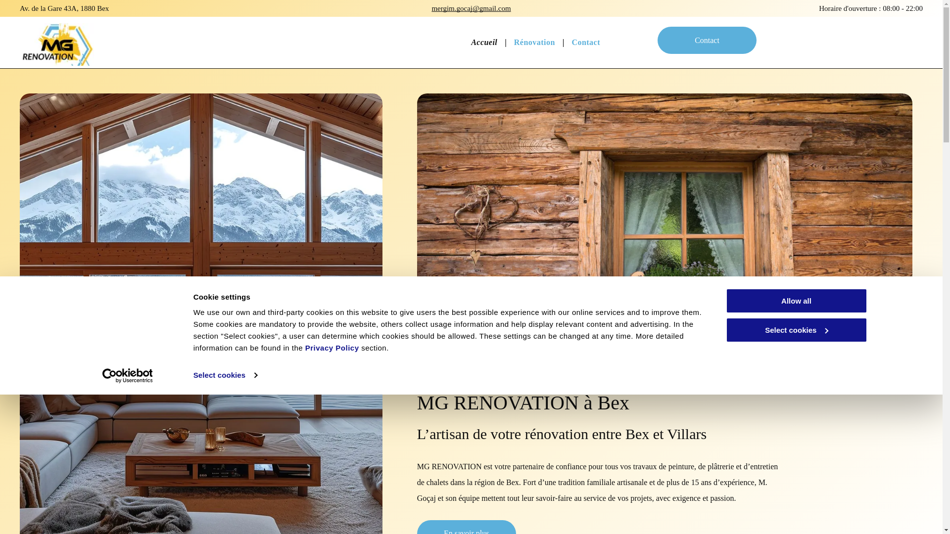 website screenshot of https://mg-renovation.ch/