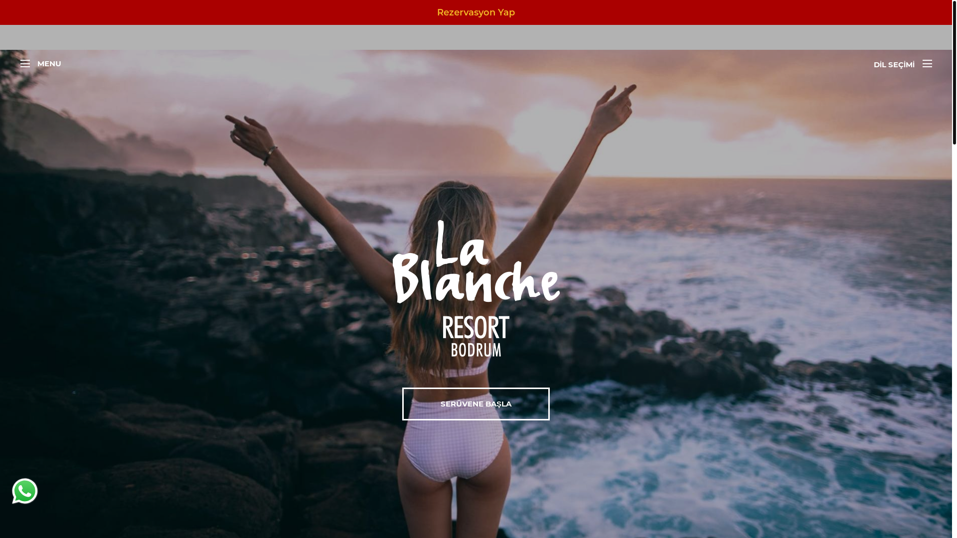 website screenshot of https://lablanceshotels.com/