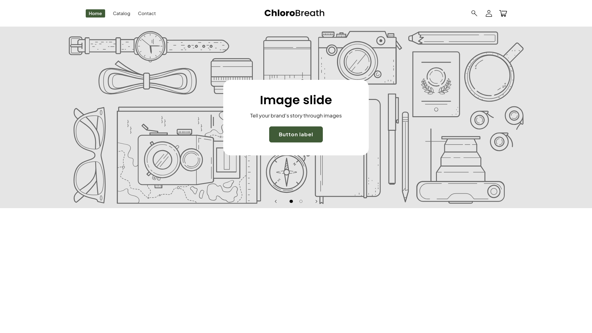 website screenshot of https://chlorobreath.com